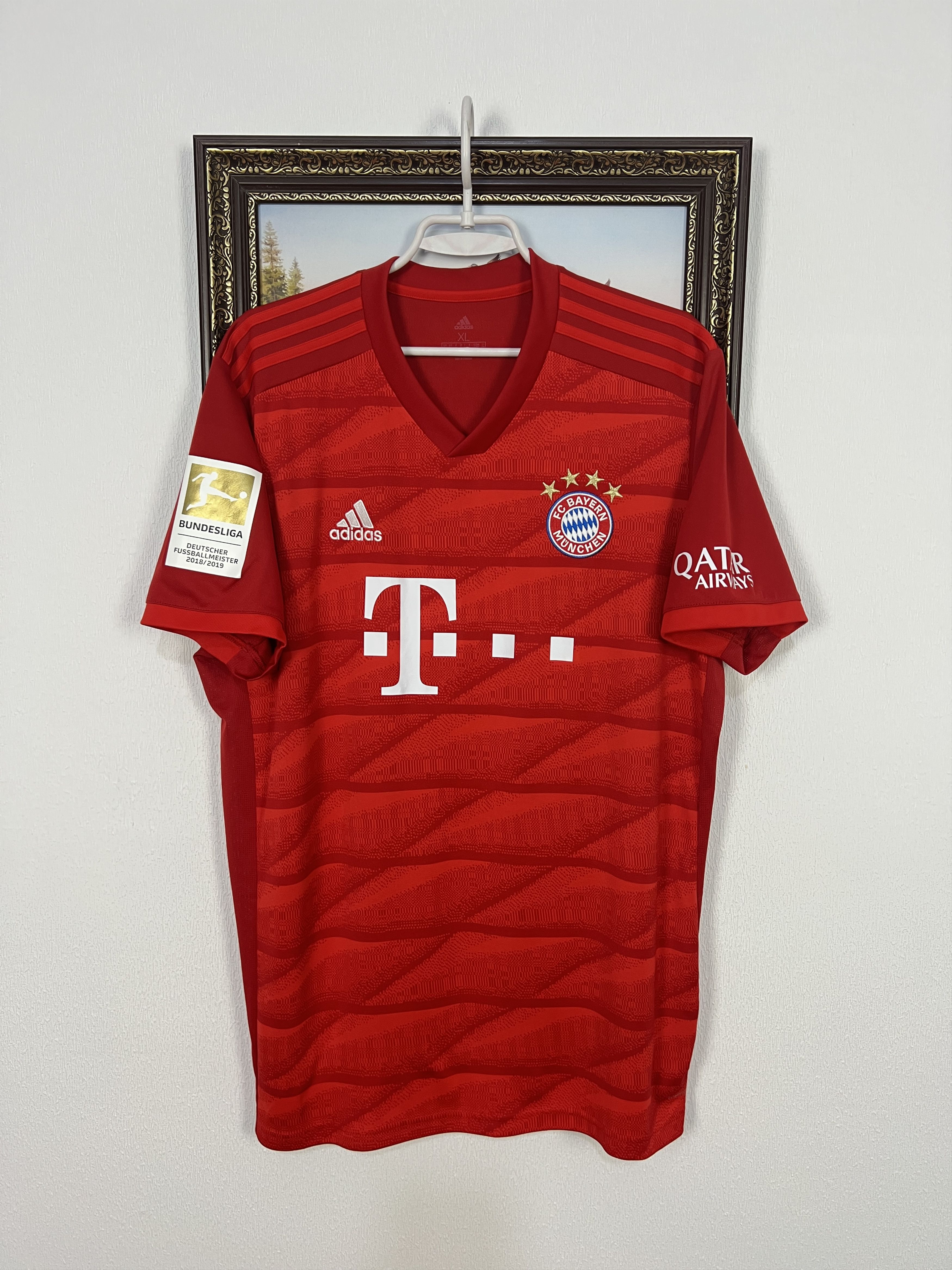 Adidas Bayern Munich Home football shirt 2018 #22 Gnabry Adidas Size US XL / EU 56 / 4 - 4 Thumbnail