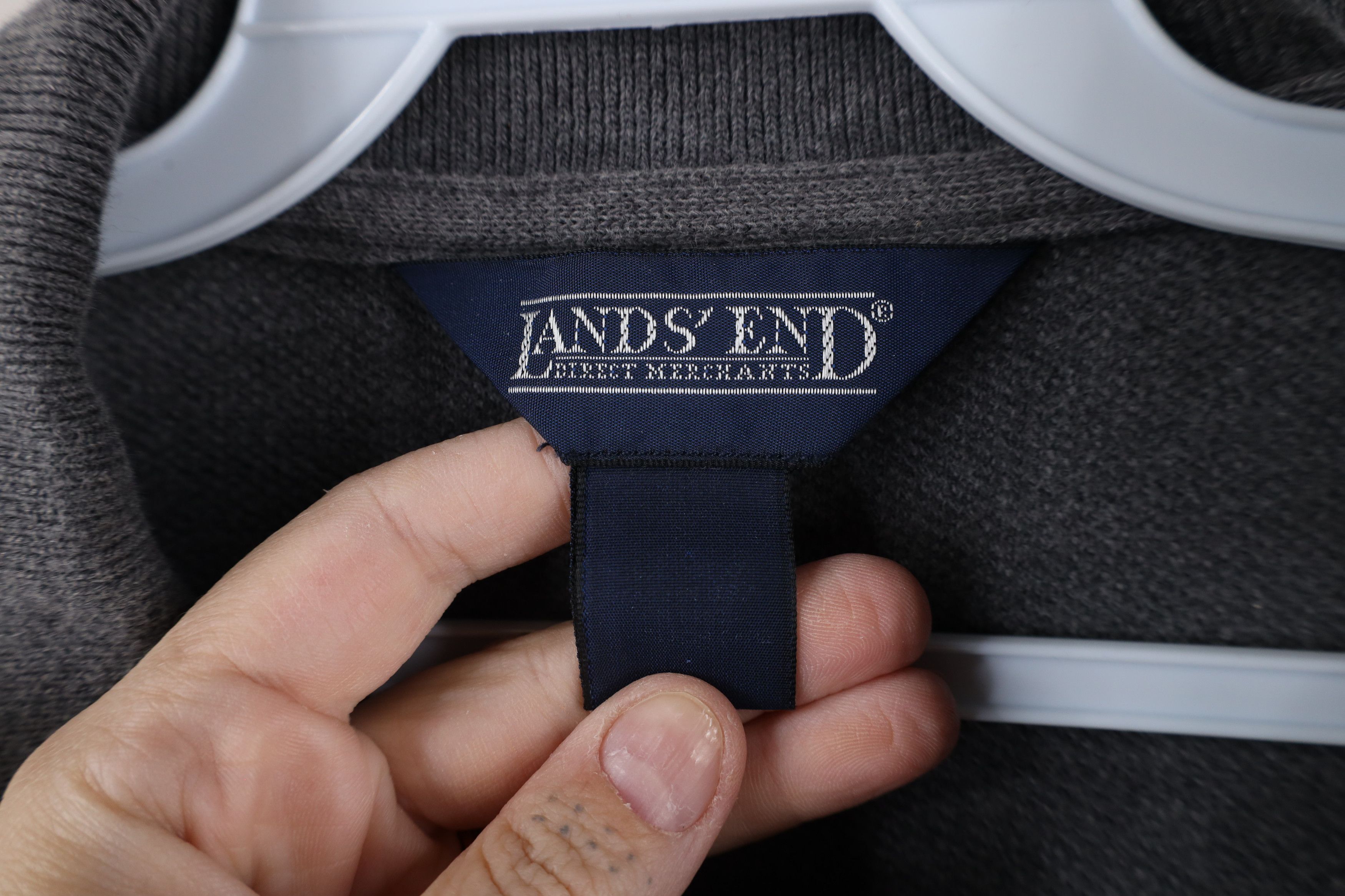 Lands' End × Vintage Vintage 90s Lands End Heavyweight Pullover Polo Shirt USA Size US XXL / EU 58 / 5 - 4 Thumbnail