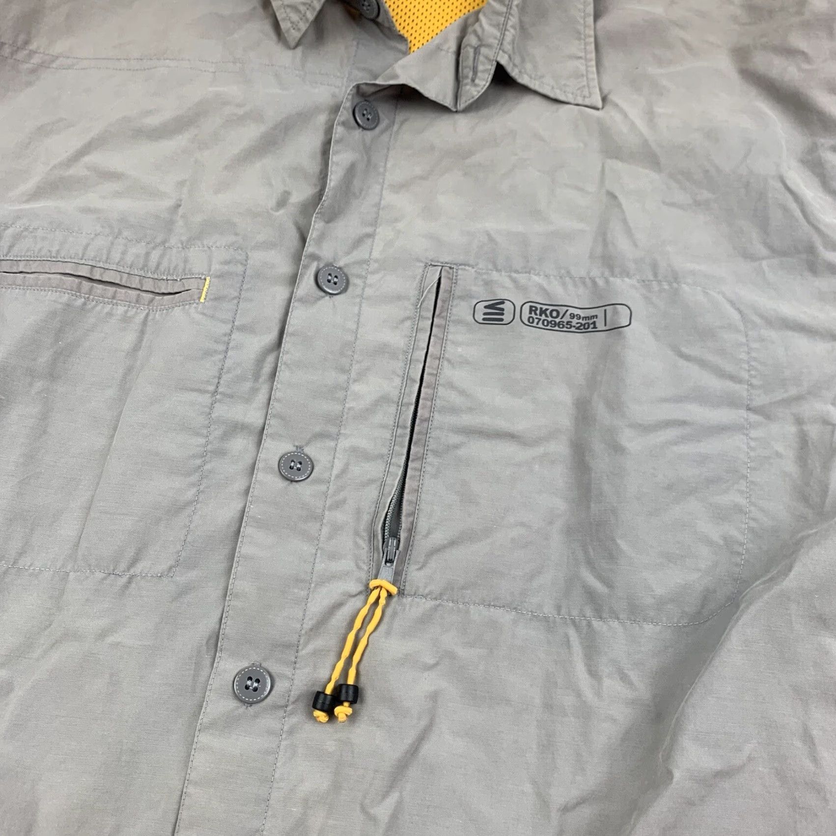 Vintage VINTAGE No Boundaries Shirt Adult XL Gray Button-Up Long Sleeve Collared 90s Y2K Grunge Outdoors Men Size US XL / EU 56 / 4 - 2 Thumbnail