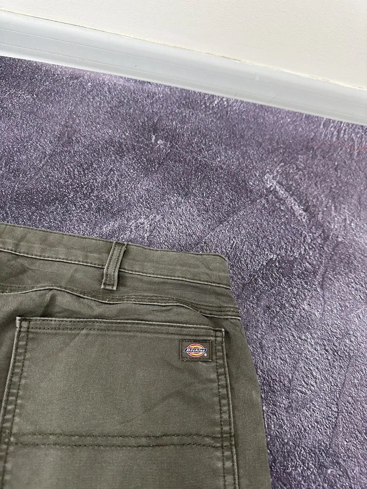 Dickies × Vintage Vintage Dickies USA Olive Work Hype Carpenter Pants Size US 40 / EU 56 - 6 Thumbnail