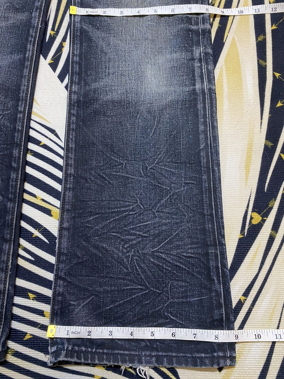 Gap Vintage Gap Denim Whisker Distressed Flare Bootcut Jeans Size US 31 - 16 Thumbnail