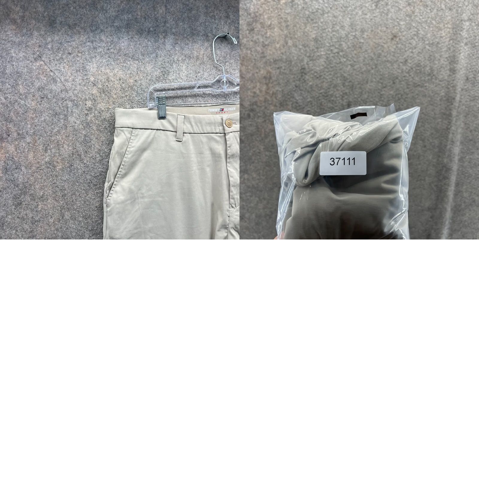 Tommy Hilfiger VINTAGE Tommy Hilfiger Dress Pants Mens 36x32 Beige Chino Tan Trouser Sport Khaki Suitwear Tight Silhouette Regular Mens Beige Chino Pants 90s? Size 36R - 8 Thumbnail