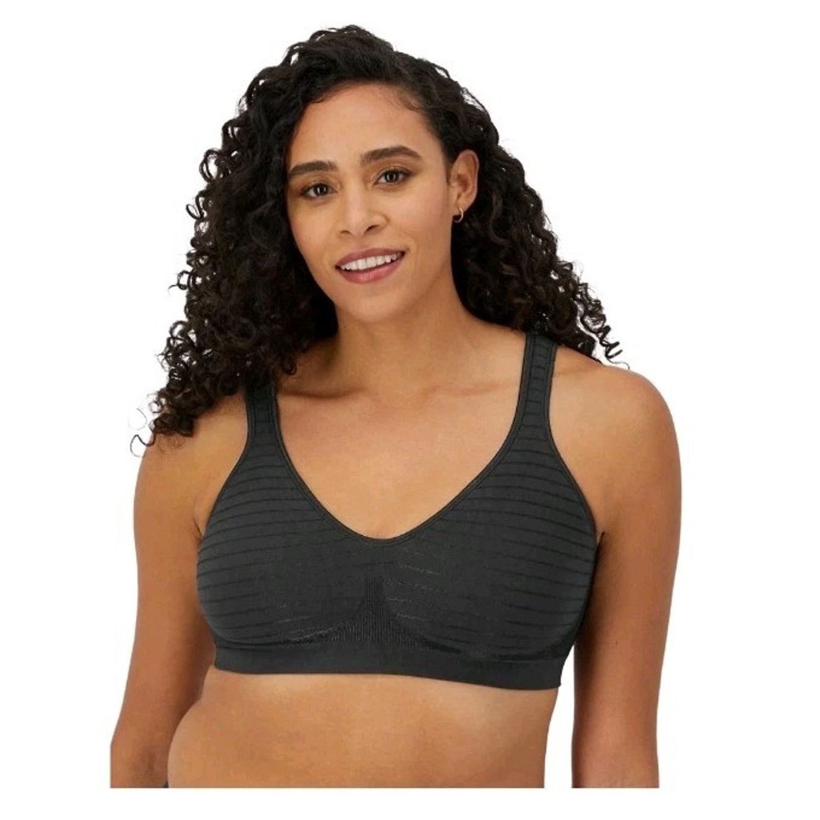 Other BALI Wireless Bra Womens Size 3XL Black Beautifully Seamless Size ONE SIZE - 2 Thumbnail
