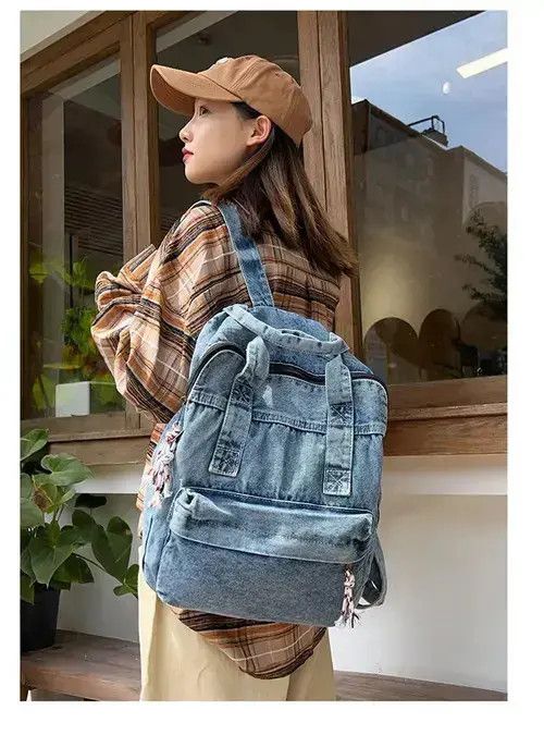 Other Denim Backpack Size ONE SIZE - 3 Thumbnail