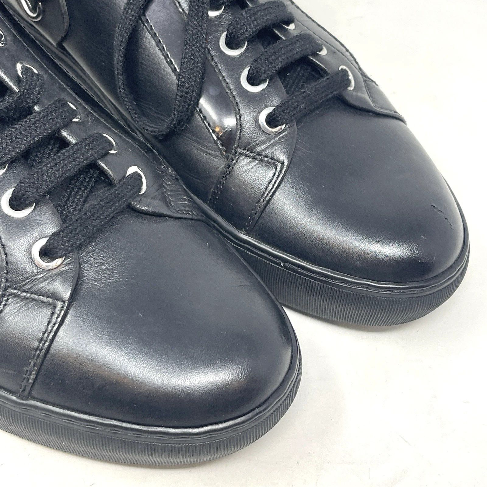Versace Versace Collection Lace-Up Leather Men’s Sneakers Size US 10 / EU 43 - 5 Thumbnail