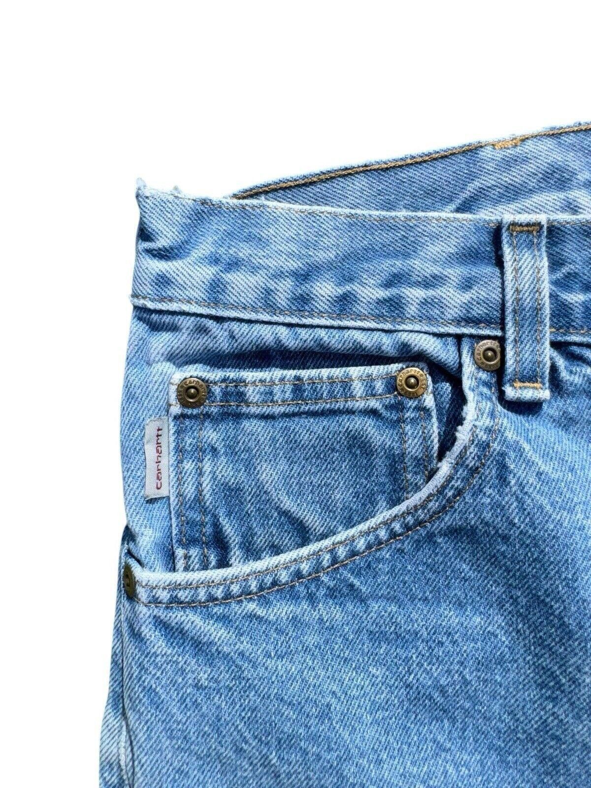 Carhartt Vintage Carhartt Blue Wash Relaxed Fit Jeans 36x30 Size US 36 / EU 52 - 4 Thumbnail