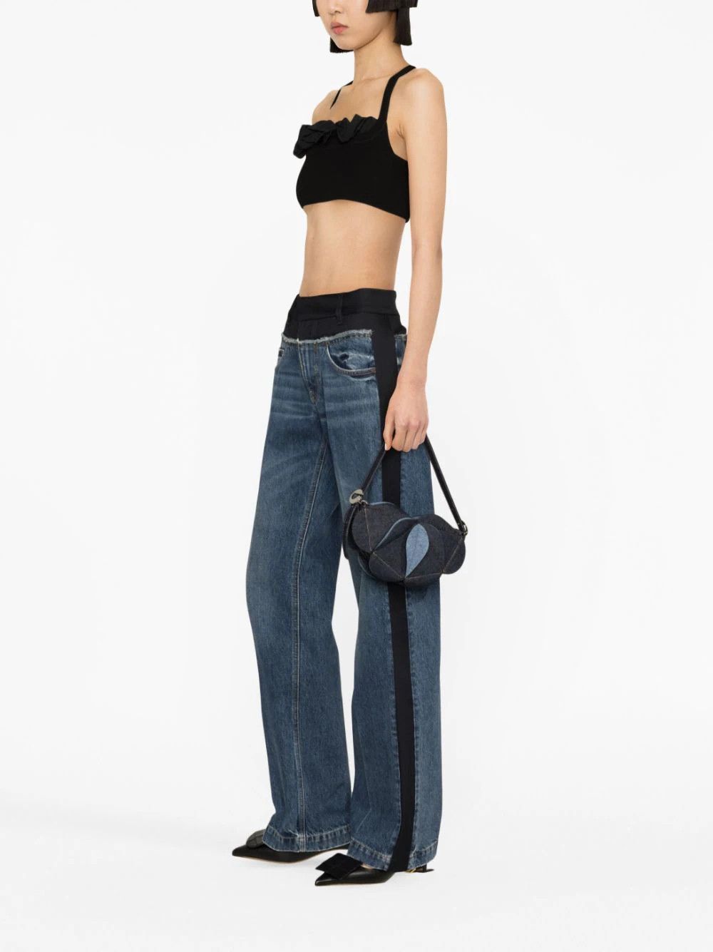 Jacquemus o1mle0824 Le Bandeau Frivolli in Black Size XS / US 0-2 / IT 36-38 - 3 Thumbnail