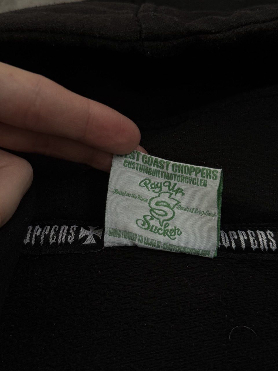 West Coast Choppers Vintage West Coast Choppers Crazy Y2k Jesse James Zip Hoodie Size US M / EU 48-50 / 2 - 17 Thumbnail