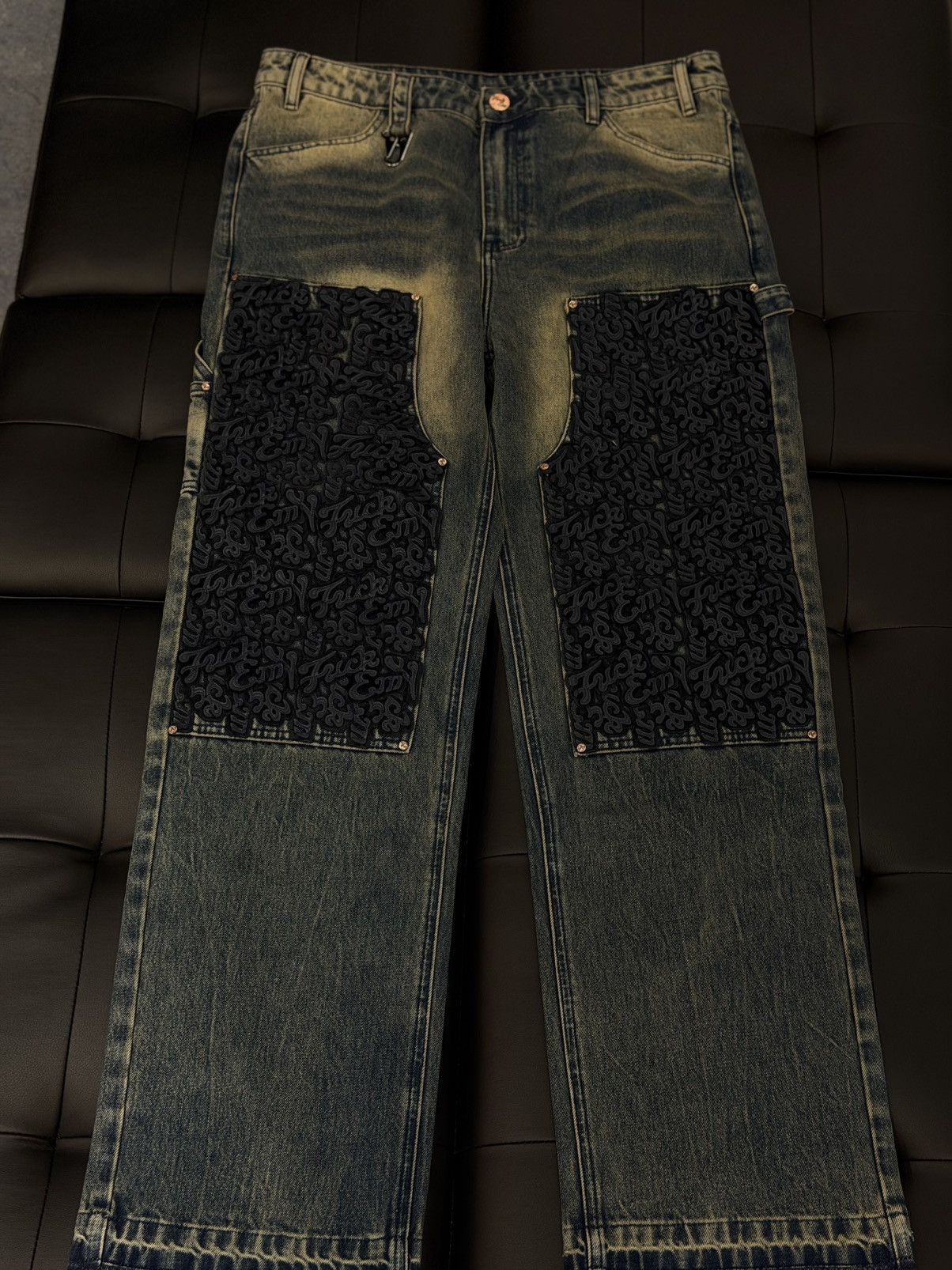 Other Fuck EM Denim Pants Dark Blue Size (36) Size US 36 / EU 52 - 5 Thumbnail