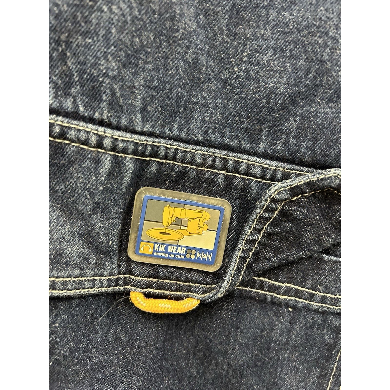 Vintage Y2K Kikwear Cargo Rave Jeans Wide Leg Baggy 30x33 Opening 21 Size US 30 / EU 46 - 7 Thumbnail