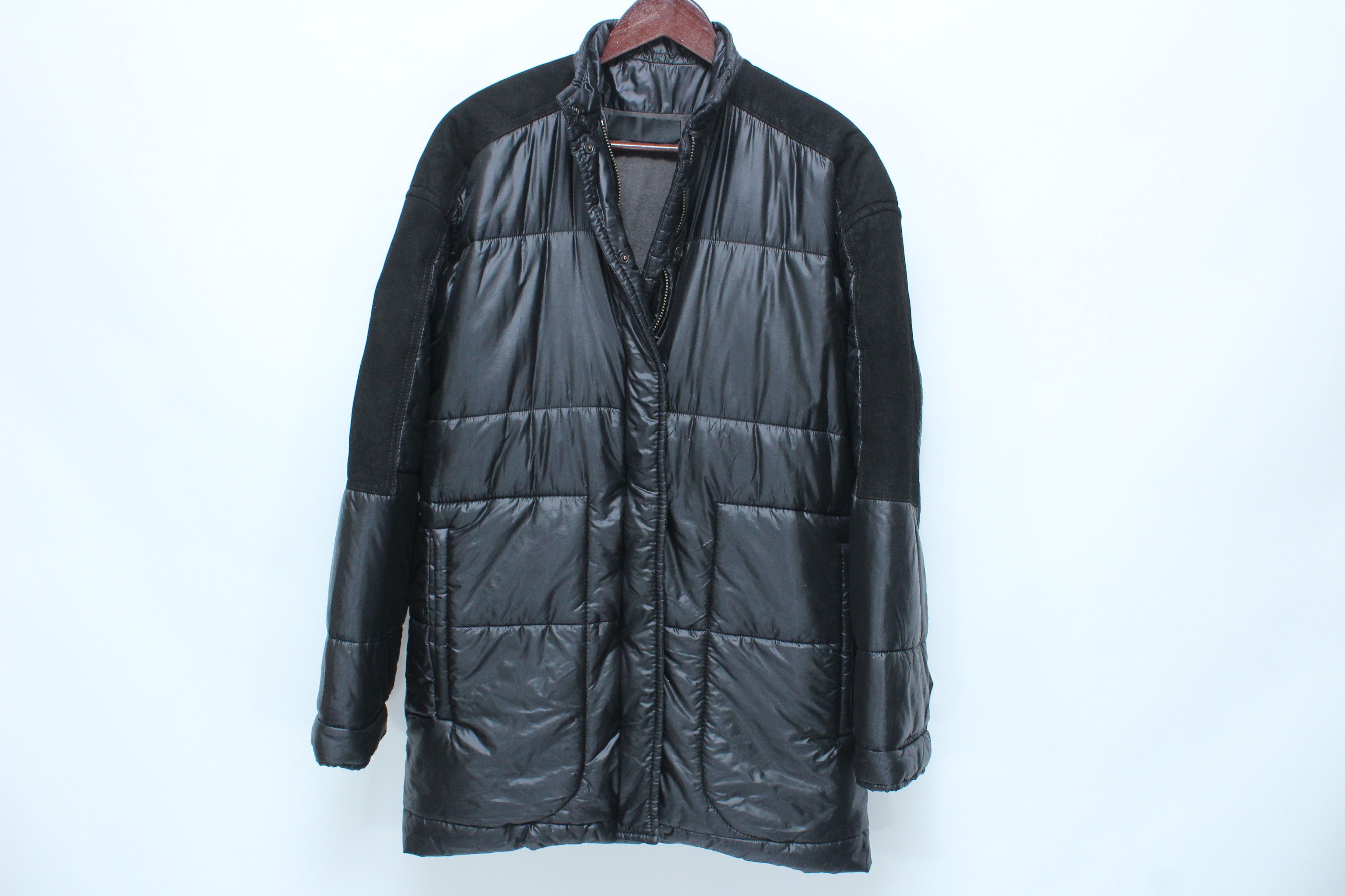 Haider Ackermann FW19 Haider Ackermann Quilted Nylon Suede Panel Jacket Sz 34 Size XS / US 0-2 / IT 36-38 - 9 Thumbnail