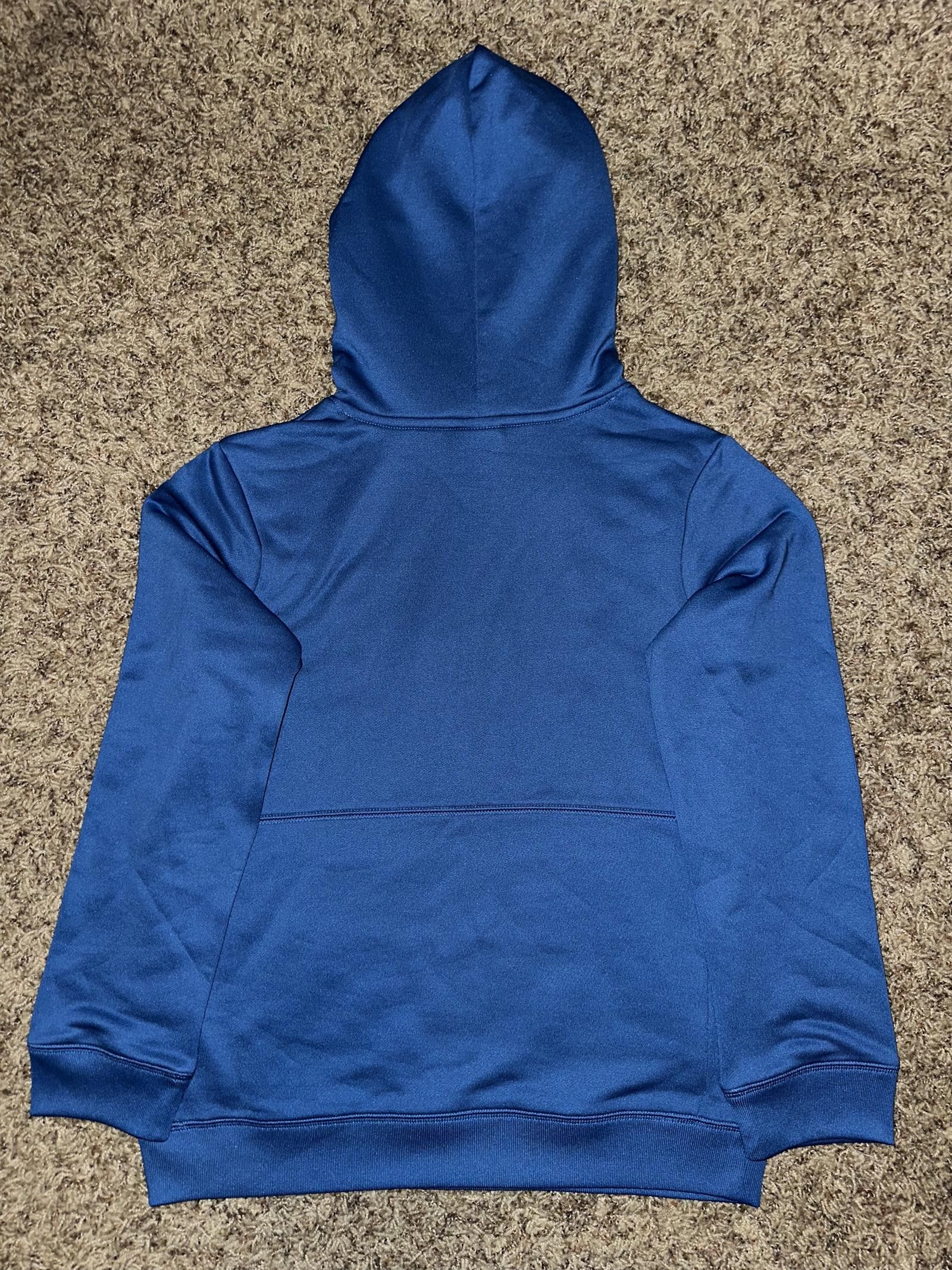 Nike Nike Big Kids (Boy’s) Dri-Fit FC Libero Football Blue Hooded Sweatshirt Size US M / EU 48-50 / 2 - 6 Thumbnail