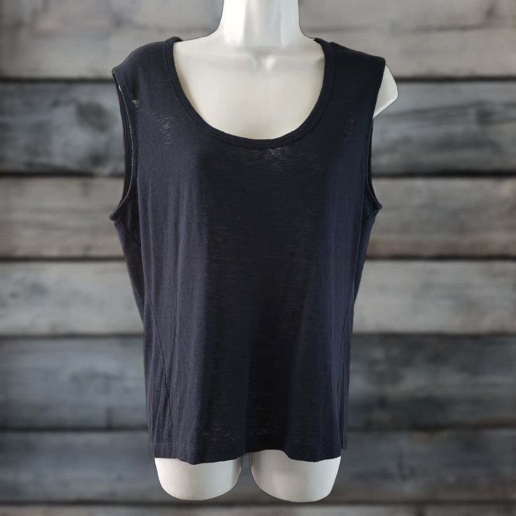 Athleta Athleta Womens Tank Top Sz Medium Blue Scoop Neck Size M / US 6-8 / IT 42-44 - 1 Thumbnail