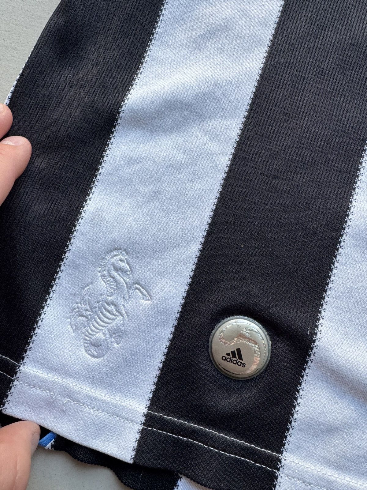 Newcastle United Football Shirt Adidas Soccer Vtg