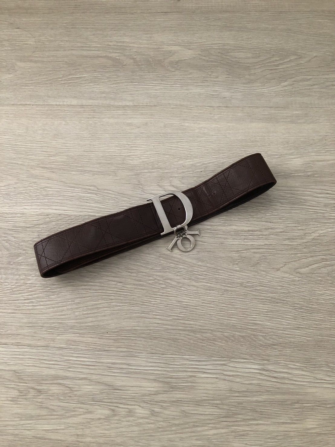 Dior Christian dior Cannage Leather belt Size ONE SIZE - 1 Thumbnail