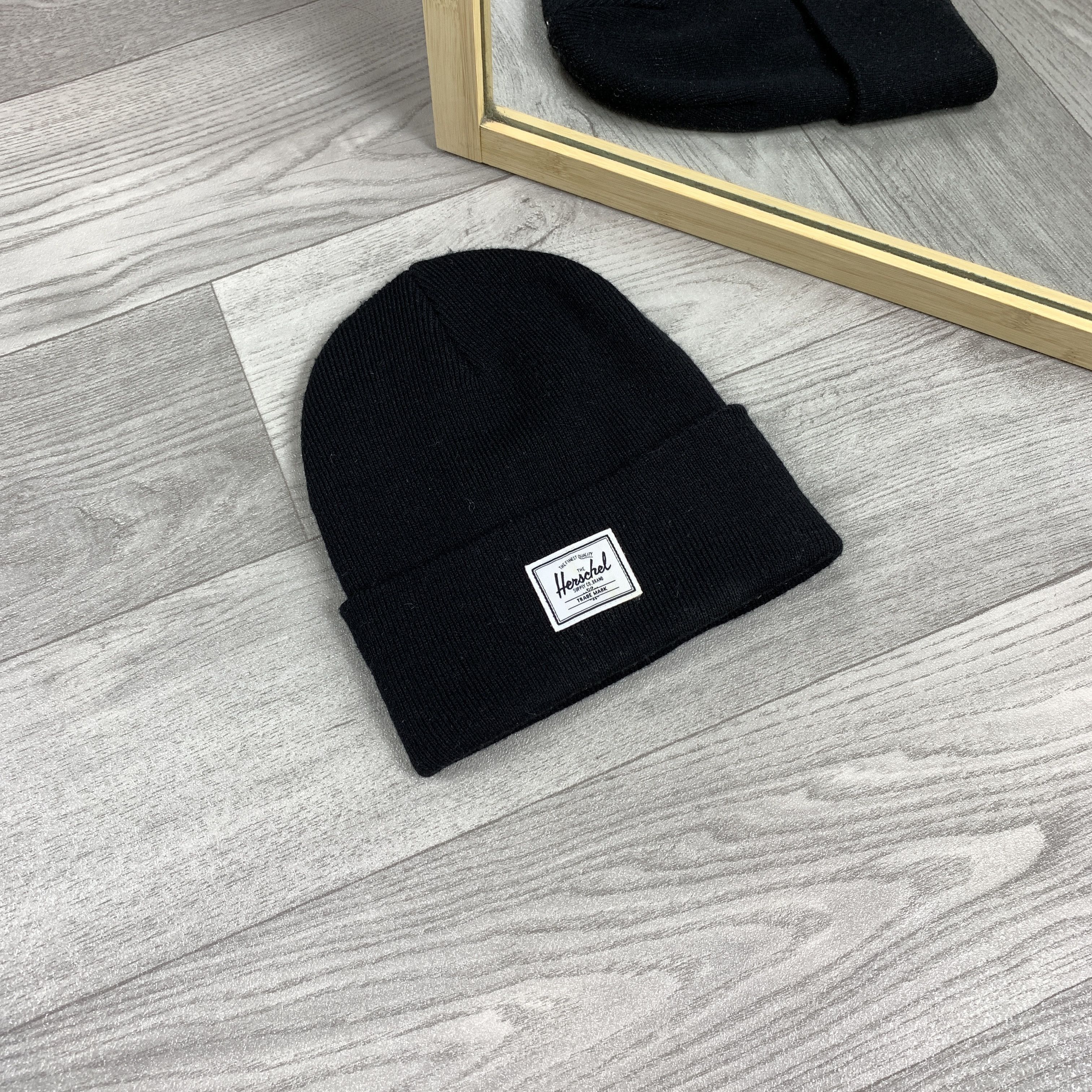 Herschel Supply Co. Vintage Herschel Supply Co. Icon Black Beanie Winter Hat Cap Size ONE SIZE - 7 Thumbnail