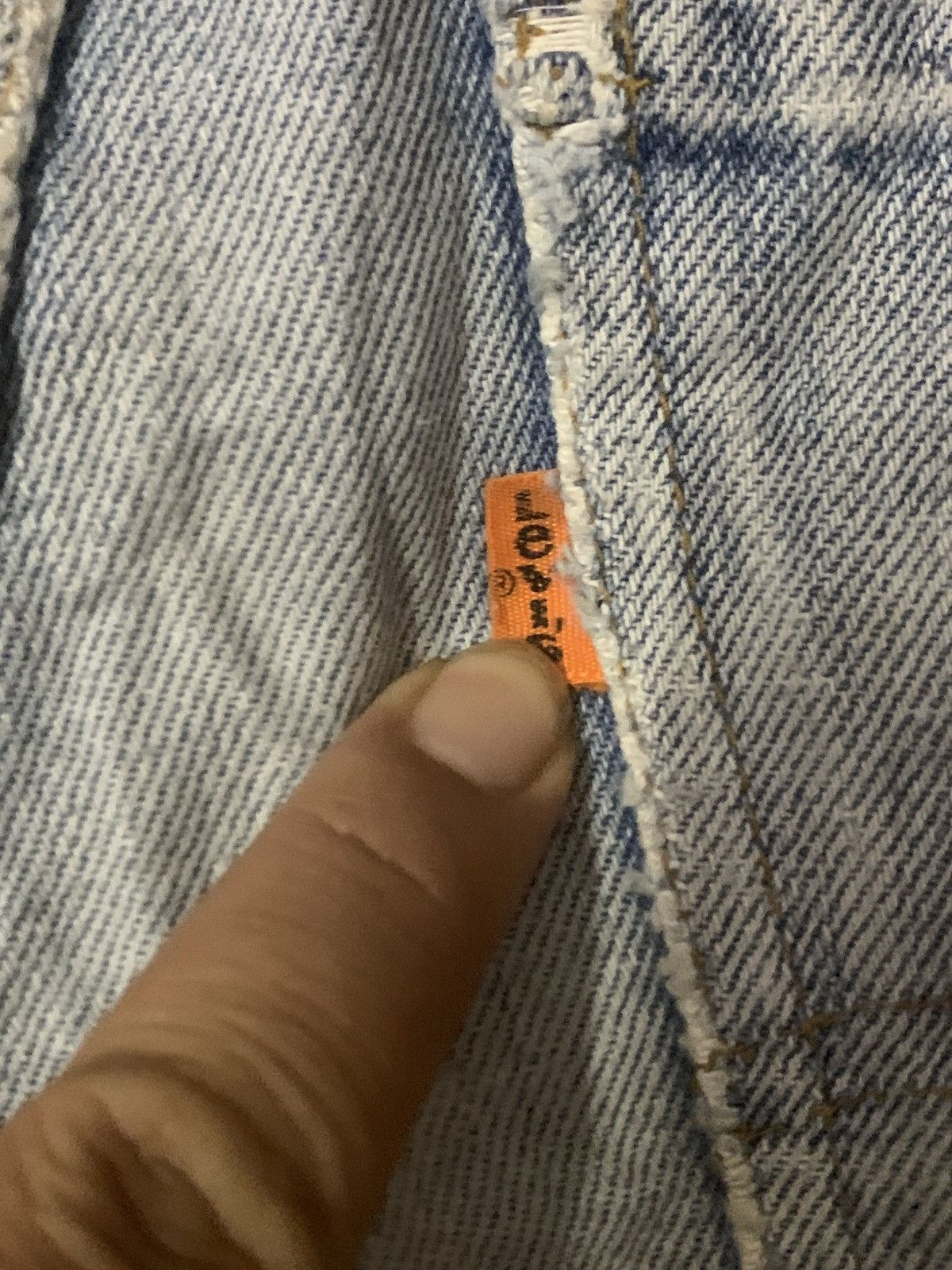 Levi's Vintage Clothing Vintage 70’s Levi’s 562 Orange Tab Distressed Flare Jeans Size US 32 / EU 48 - 9 Thumbnail