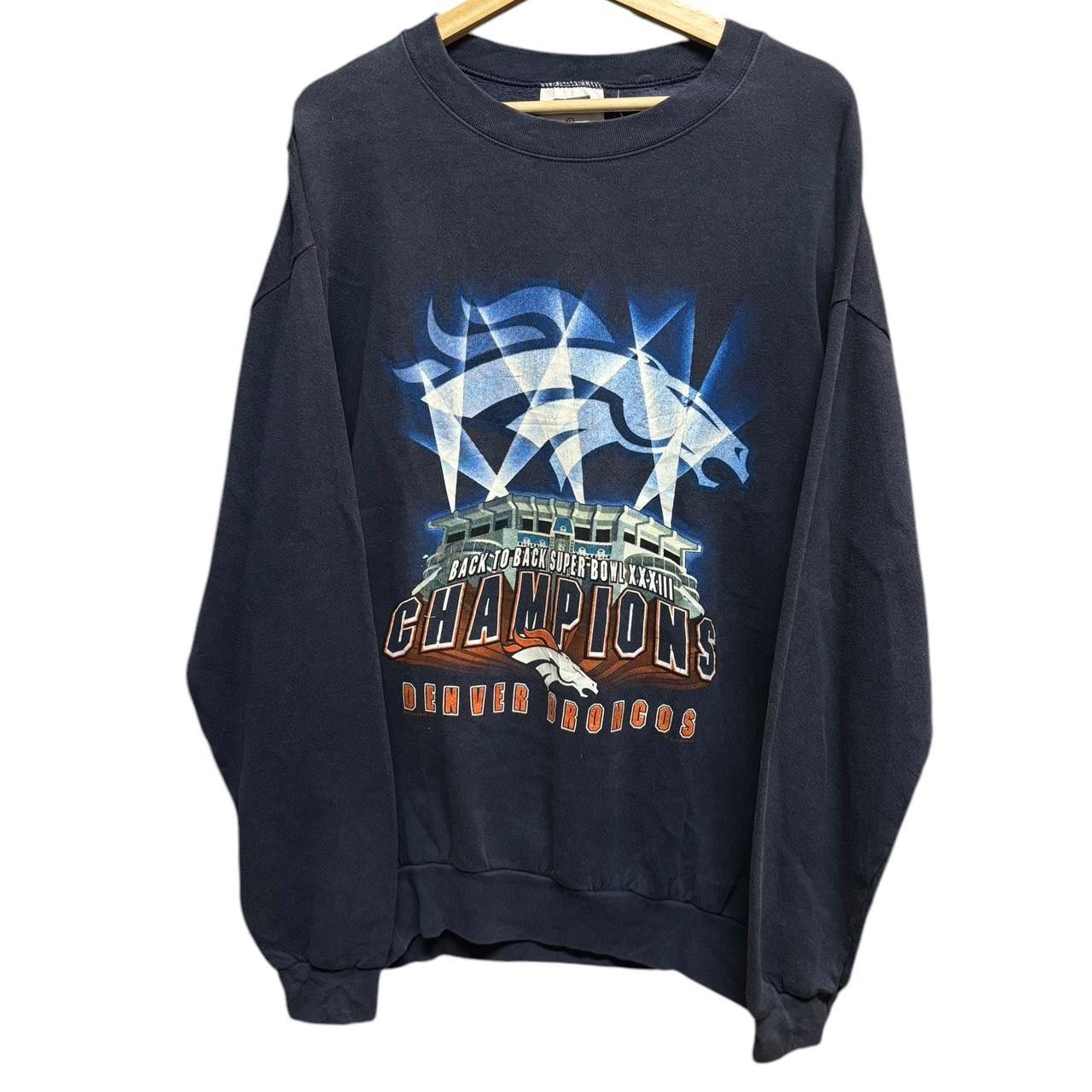 Vintage Vintage champions Denver Broncos NFL Sweatshirt size: L Size US L / EU 52-54 / 3 - 1 Thumbnail