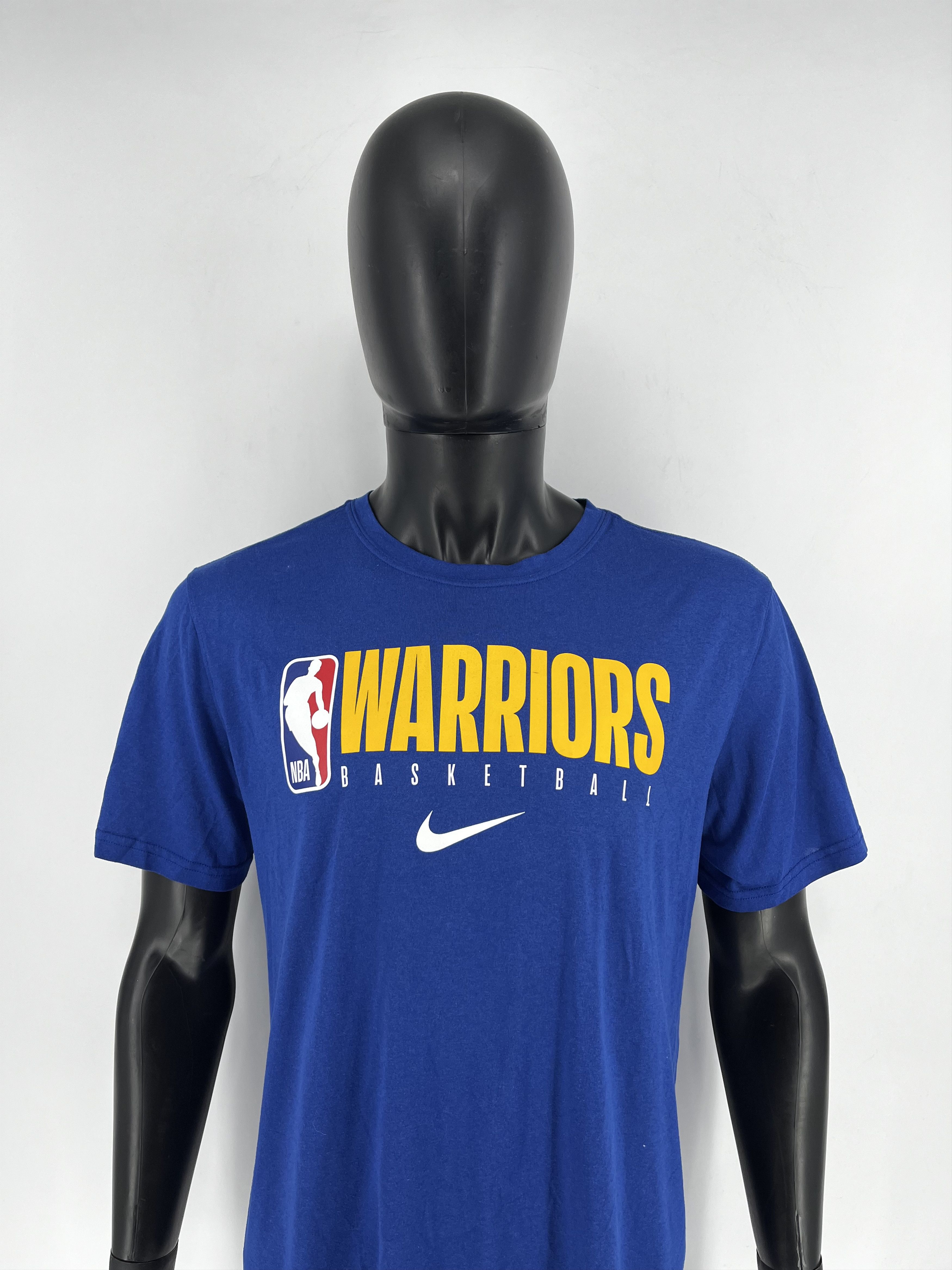 NBA × Nike × Sports Specialties Nike Golden State Warriors T-Shirt Mens L Blue Dri-Fit NBA Size US L / EU 52-54 / 3 - 1 Thumbnail