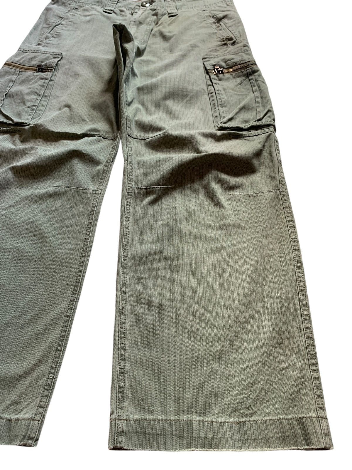 Japanese Brand Vintage Japanese Brand Baggy Style Cargo Denim Pants Size US 33 - 7 Thumbnail