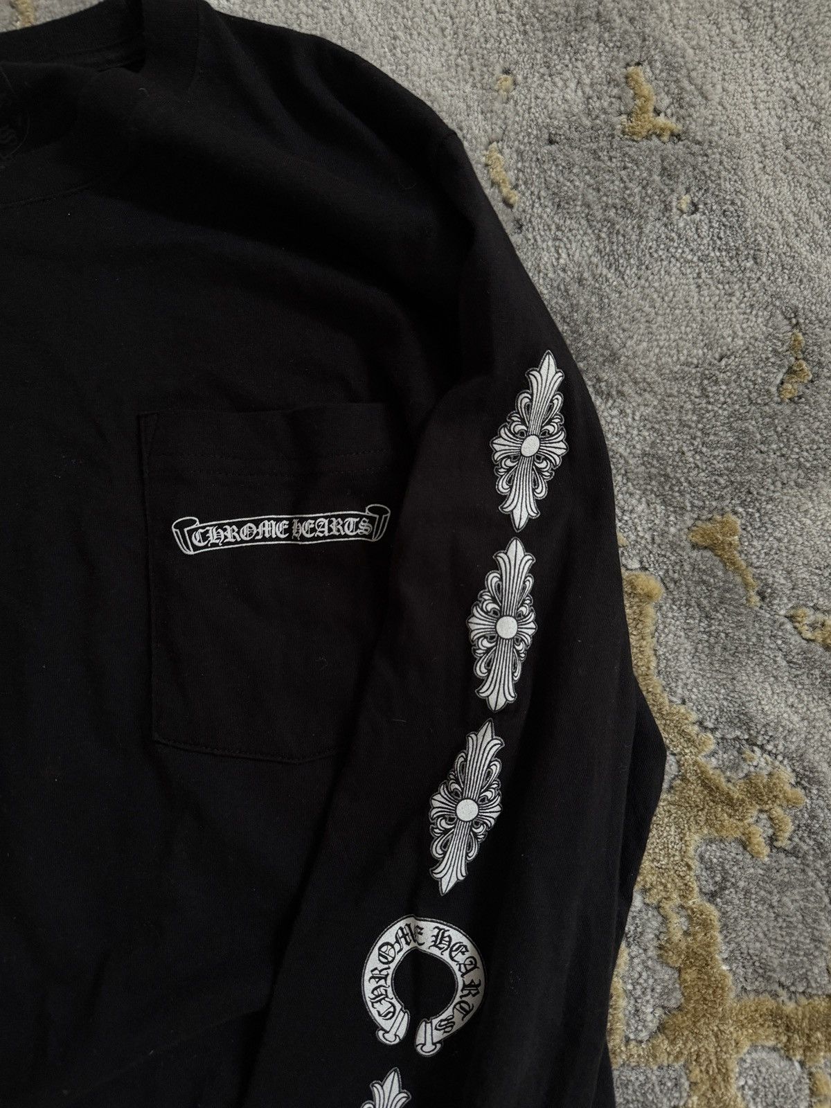 Chrome Hearts Chrome Hearts Floral Cross Long Sleeve T Shirt Size US M / EU 48-50 / 2 - 9 Thumbnail