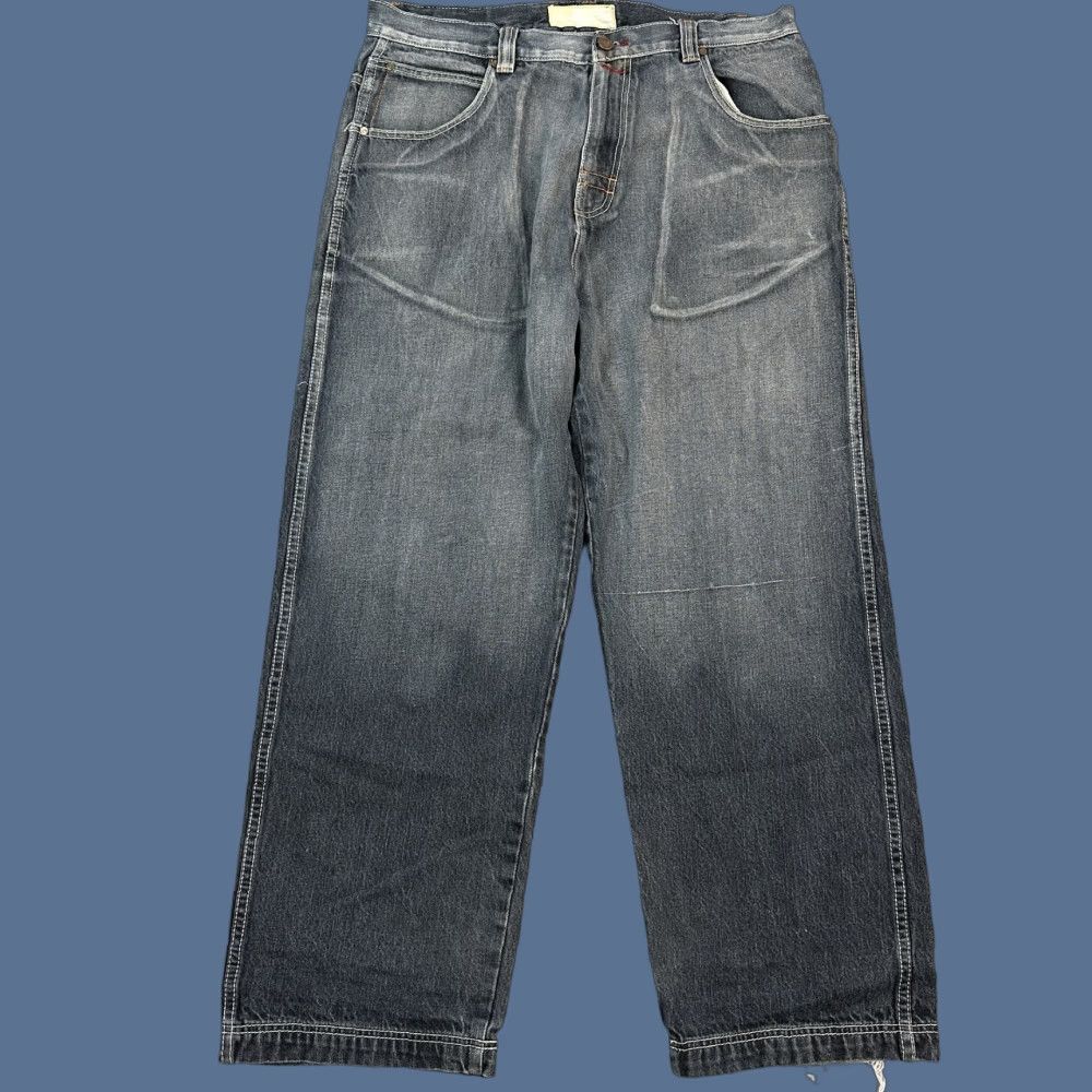 Vintage Vintage PJ Mark Jeans Mens 38x32 Blue Wide Leg Baggy Hip Hop Streetwear Y2K Jeans Mens 38 Blue Wide-Leg 90s Hip Hop Retro Punk Logo Size US 38 / EU 54 - 1 Thumbnail