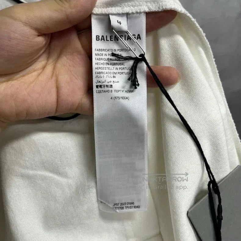 Balenciaga Balenciaga Logo Print Crewneck T-Shirt. Size US XL / EU 56 / 4 - 3 Thumbnail