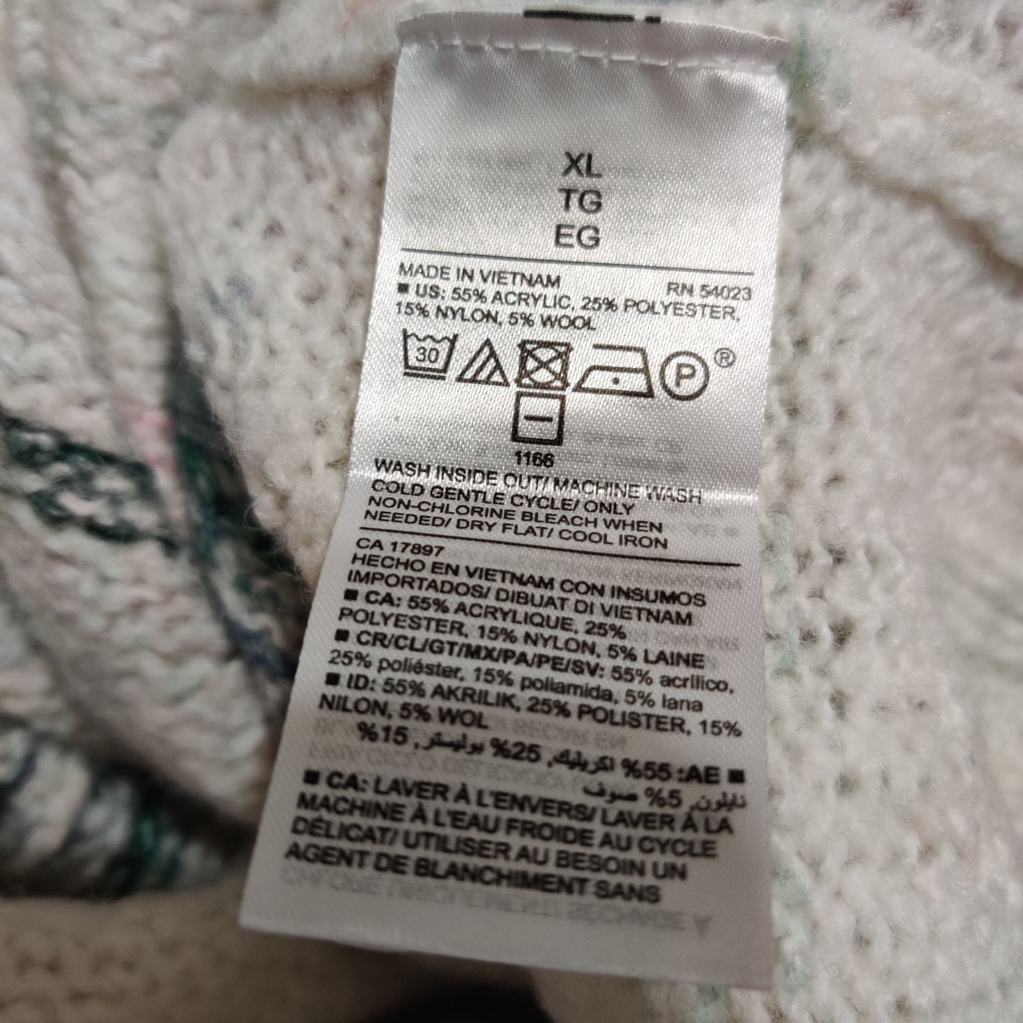 Old Navy Old Navy XL Multicolor Striped Knit Sweater Cozy Soft Oversi Size XL / US 12-14 / IT 48-50 - 6 Thumbnail