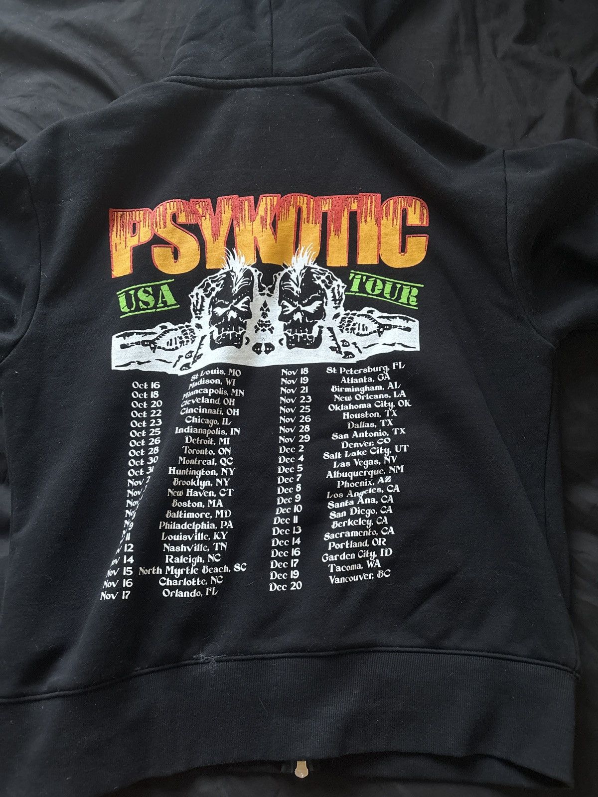 Osamason Osamason PSYKOTIC Tour zip-up hoodie Size US M / EU 48-50 / 2 - 4 Thumbnail