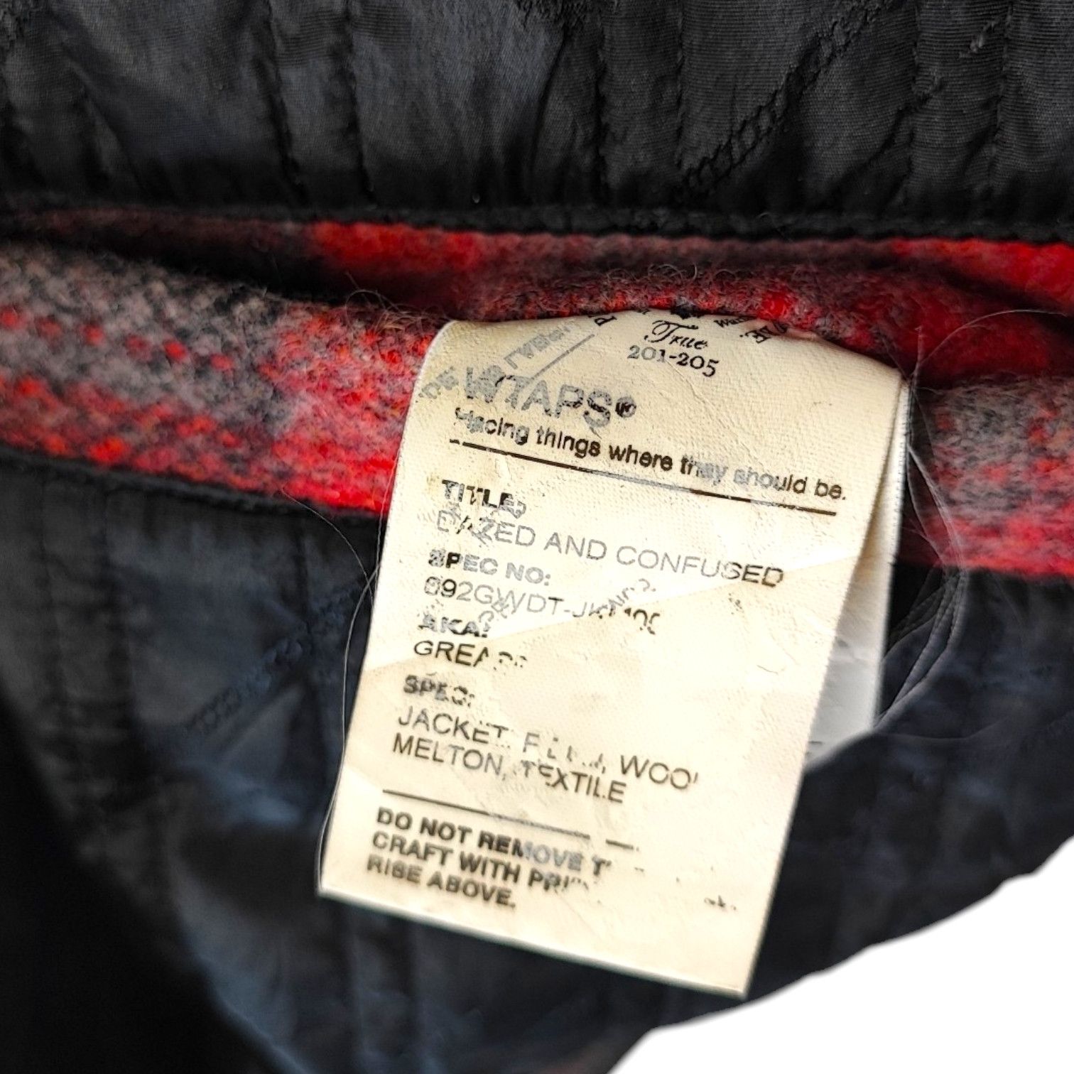Wtaps WTAPS 09AW Melton Wool Grease Jacket Size US M / EU 48-50 / 2 - 11 Thumbnail