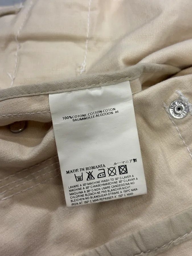 Dsquared2 SS2005 Dsquared2 Cream Cotton Multi-Pocket Cargo Jacket Size US S / EU 44-46 / 1 - 8 Thumbnail