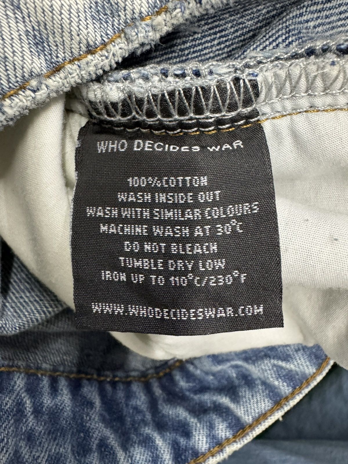 Who Decides War Who Decides War Gnarly Denim Jeans Size US 30 / EU 46 - 4 Thumbnail