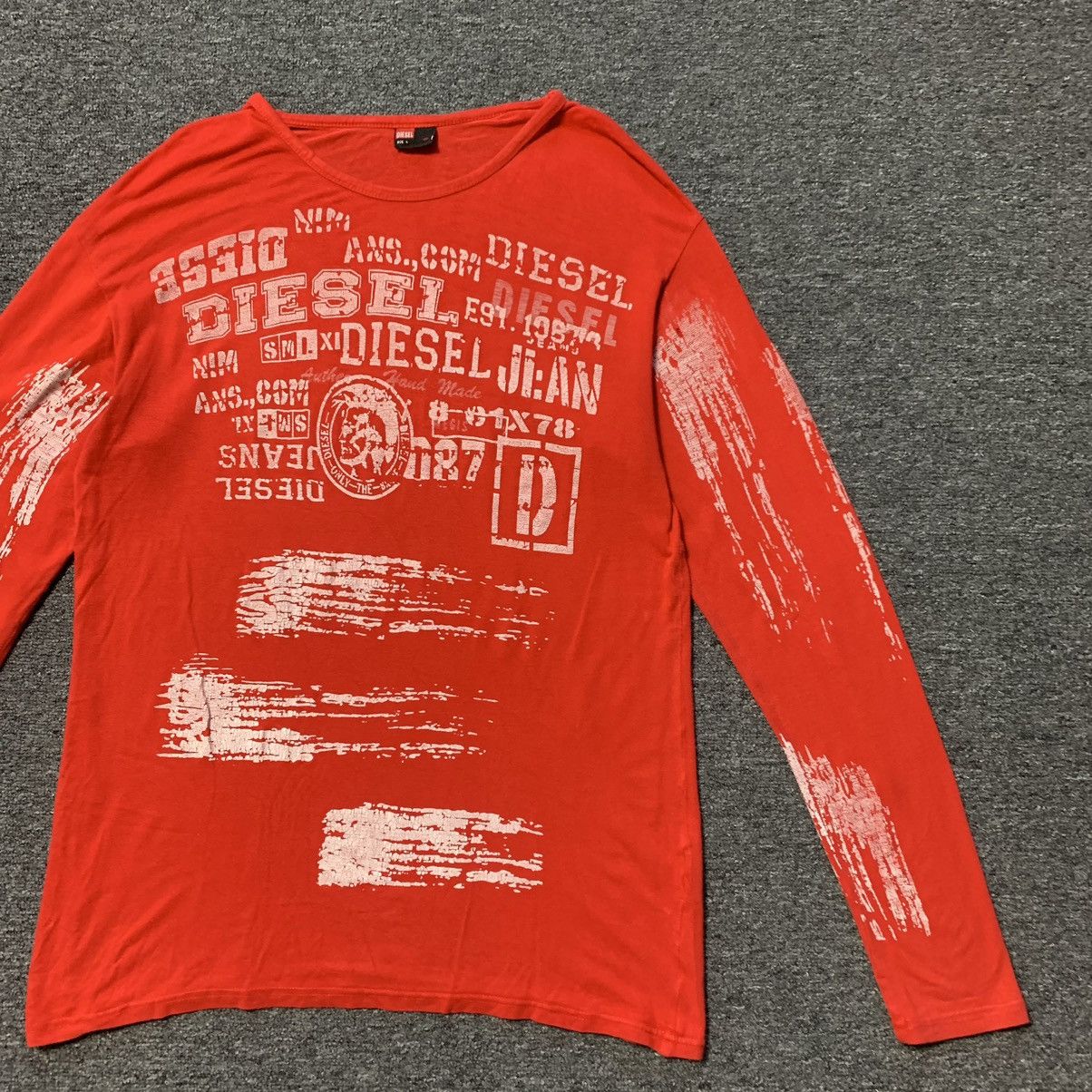 Diesel Vintage Diesel y2k Big Logo T-Shirt Size US M / EU 48-50 / 2 - 7 Thumbnail