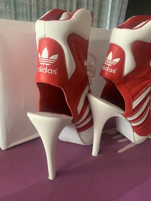 Adidas × Jeremy Scott Adidas Jeremy Scott HIGH HEEL BOOTS, WOMENS shoes 5,5 D65702 Size US 5.5 / IT 35.5 - 4 Thumbnail