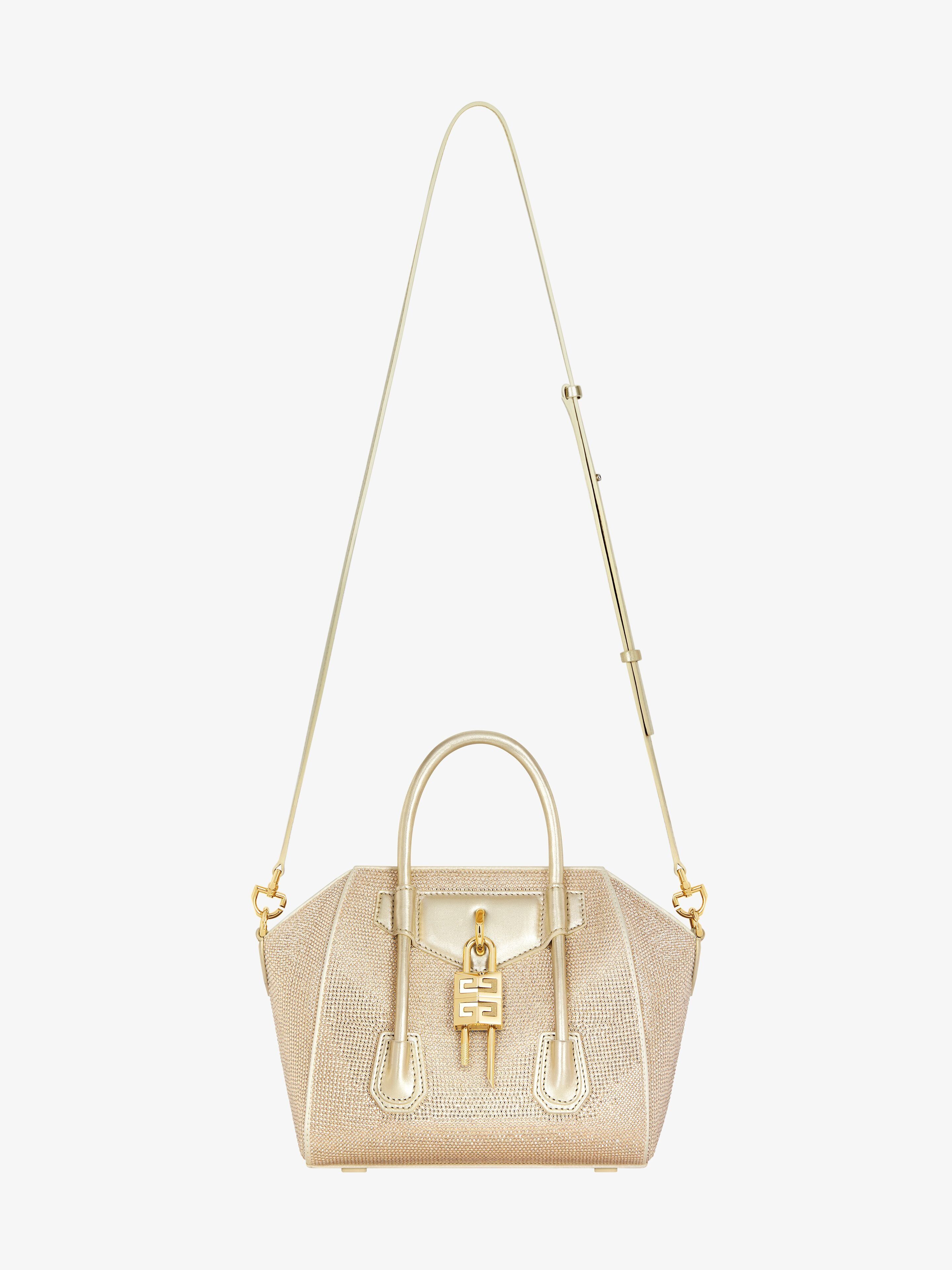 Givenchy o1w1db10825 Size: OS / Antigona Lock Mini Bag in Gold Size ONE SIZE - 4 Thumbnail