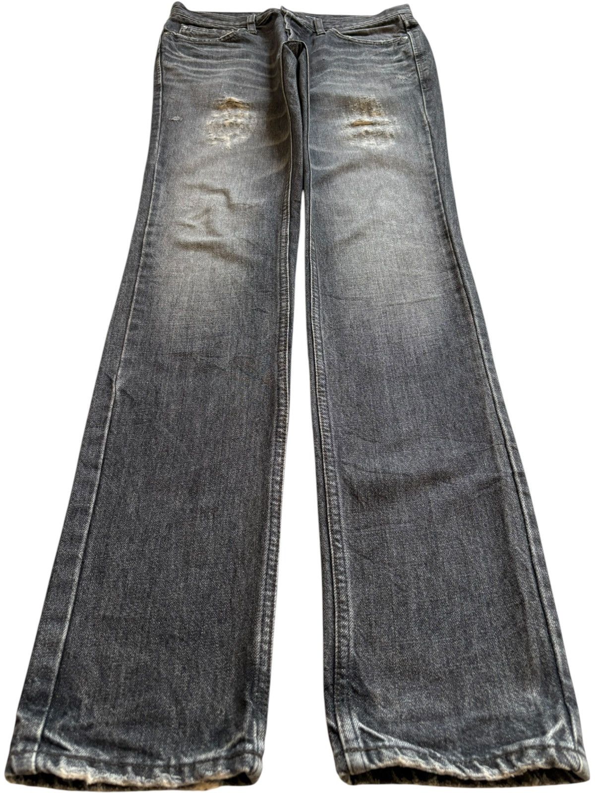 Japanese Brand Vintage Japanese Brand Button Fly Faded Distressed Jeans Size US 30 / EU 46 - 1 Thumbnail