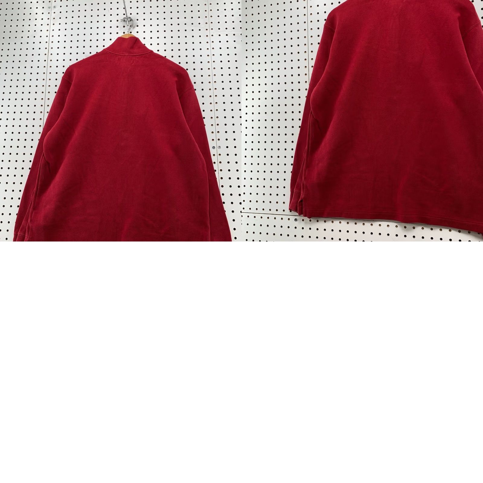 Polo Ralph Lauren Polo Ralph Lauren Quarter 1/4 Zip Sweater Mens Large Red Mock Neck Preppy Shirt Size US L / EU 52-54 / 3 - 9 Thumbnail