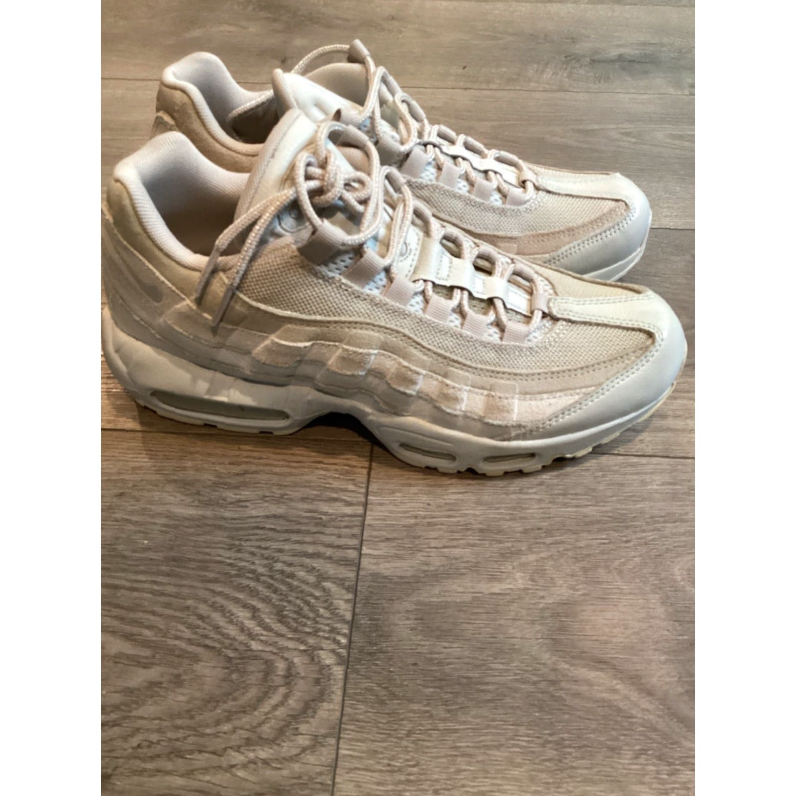 Nike Nike Air Max 95 PRM White Light Bone Sneaker Men Size 8 Multicolor 2017 Nike Air Max Size US 7 / EU 40 - 3 Thumbnail