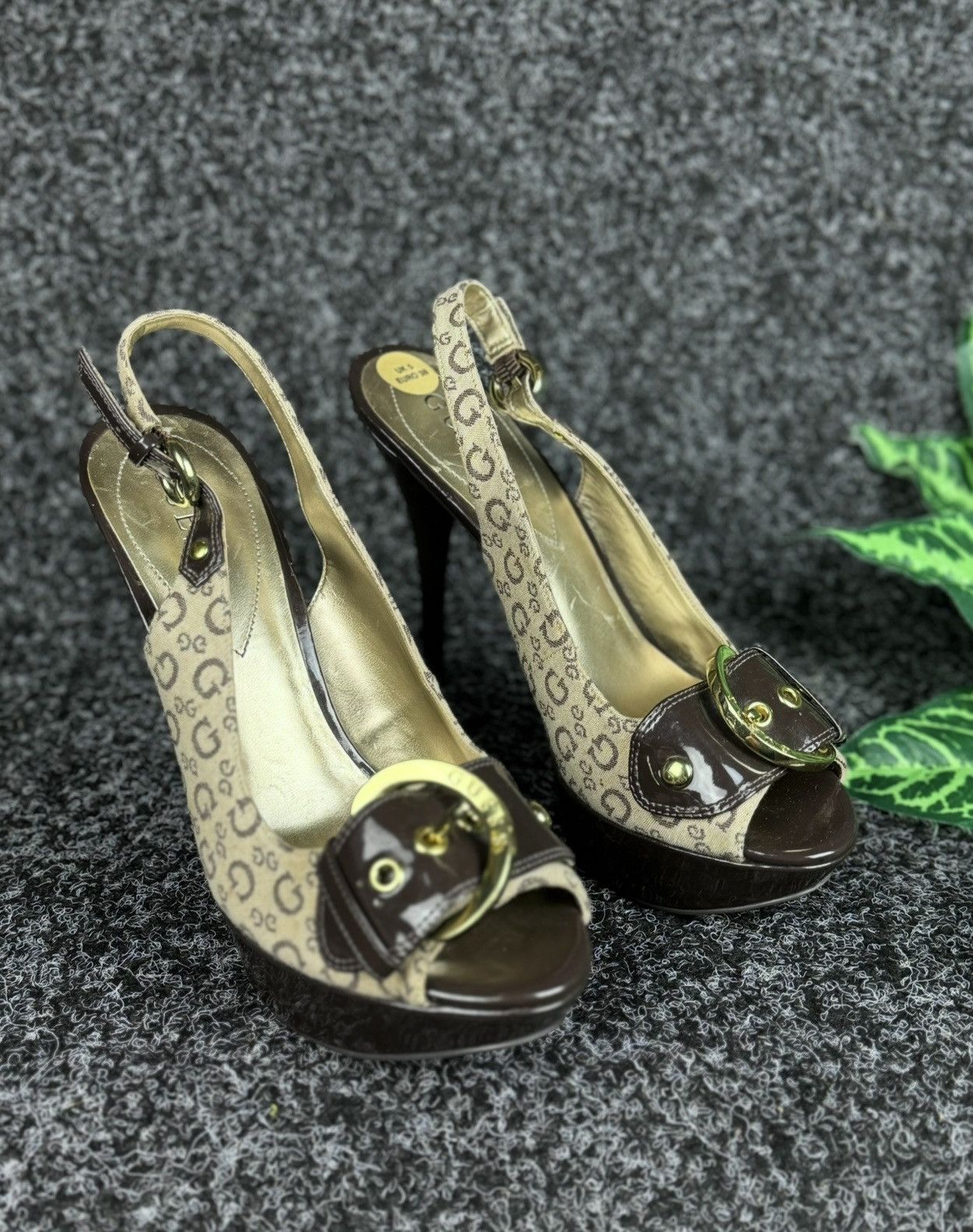 Guess Guess Women's Monogamous Heeled Sandals Size US 7.5 / IT 37.5 - 1 Thumbnail