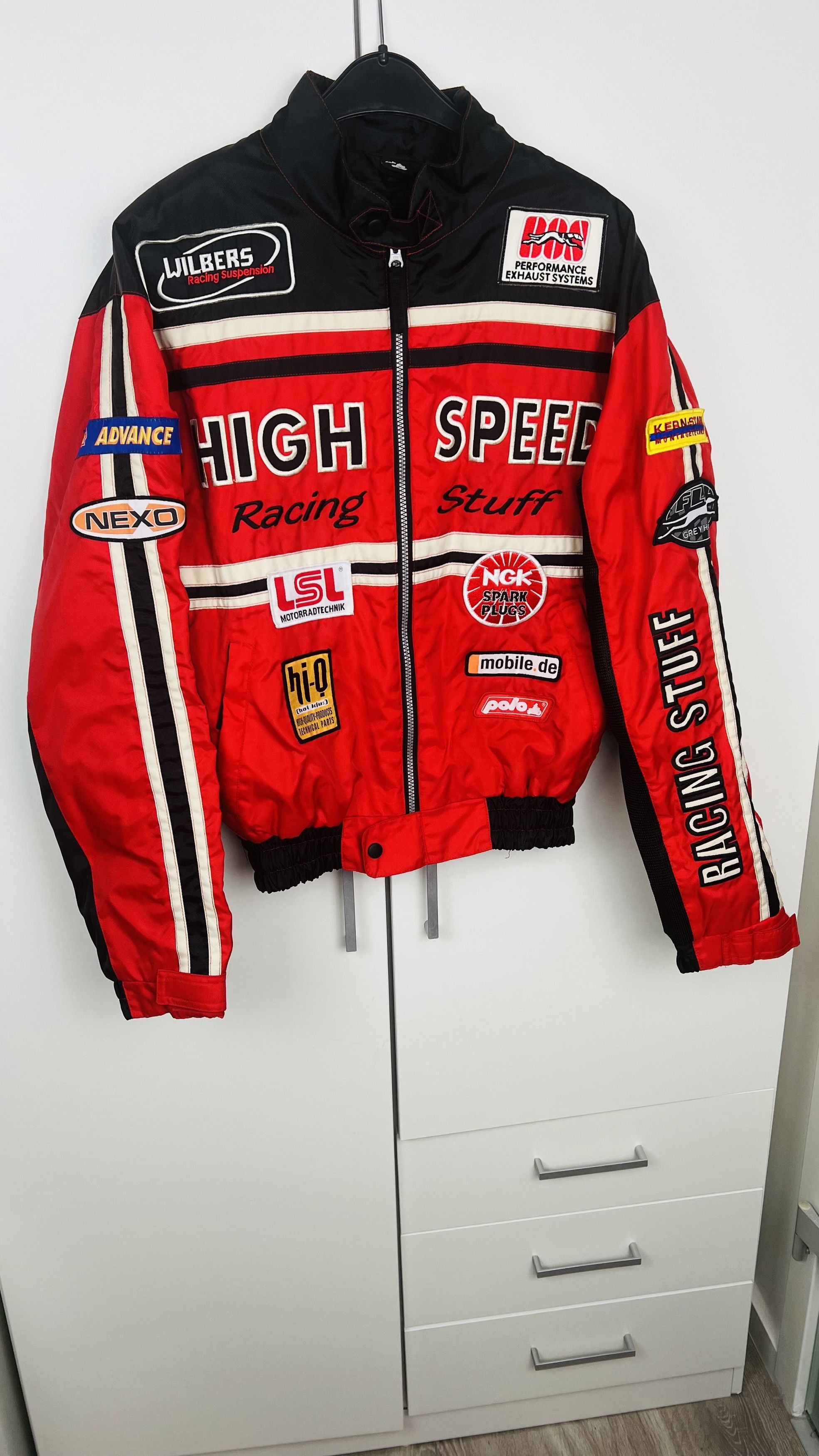 Vintage POLO High Speed Racing Staff Motorcycle Jacket Men’s Size US S / EU 44-46 / 1 - 1 Thumbnail