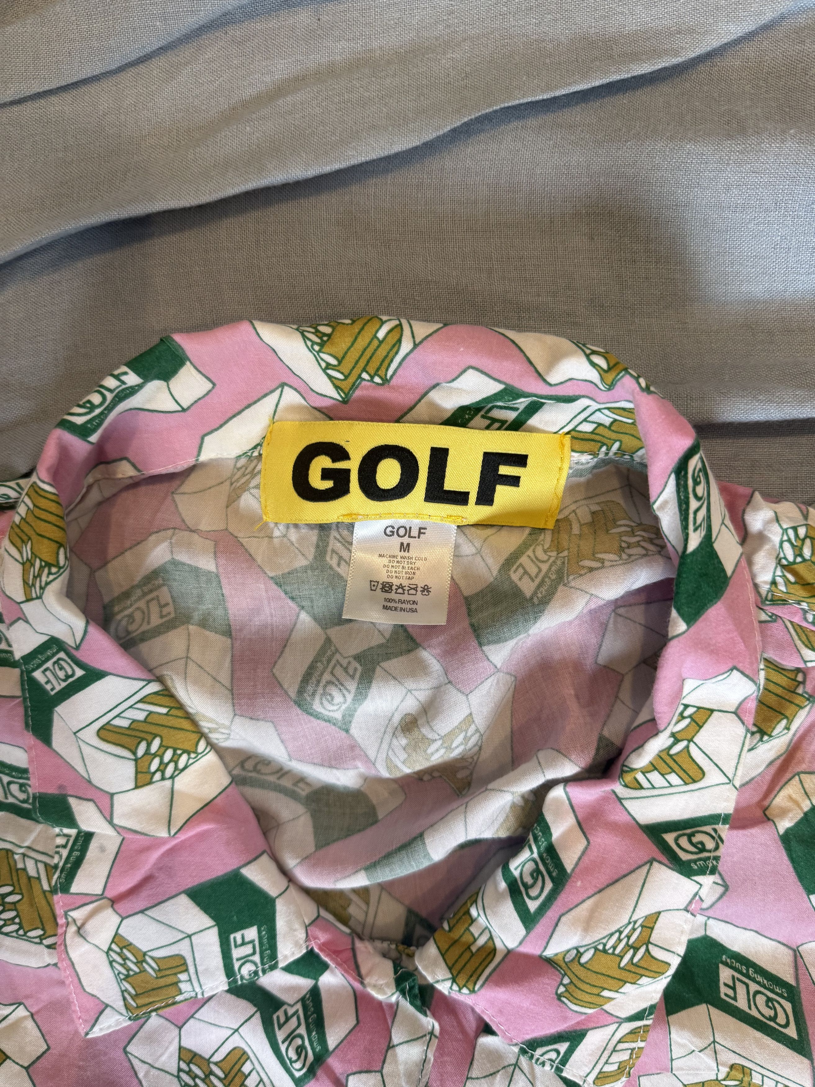 Golf Wang Smoking sucks/Cigarettes button up Size US M / EU 48-50 / 2 - 3 Thumbnail