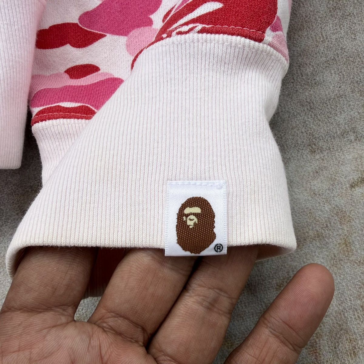 Bape BAPE ABC Camo Crewneck Pink Mens Size US L / EU 52-54 / 3 - 14 Thumbnail