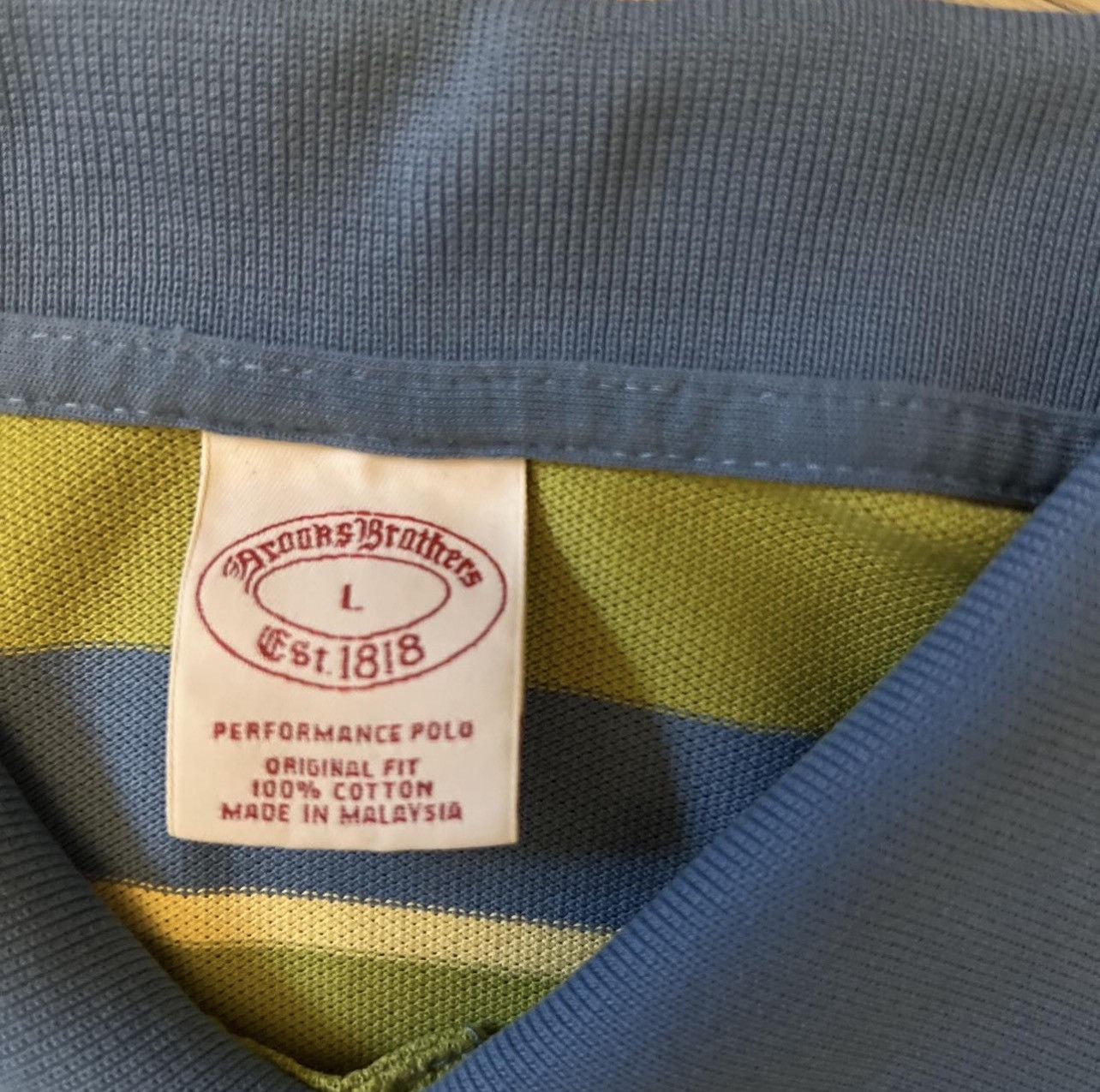 Brooks Brothers Brooks Brothers Striped Polo shirt Size US L / EU 52-54 / 3 - 3 Thumbnail