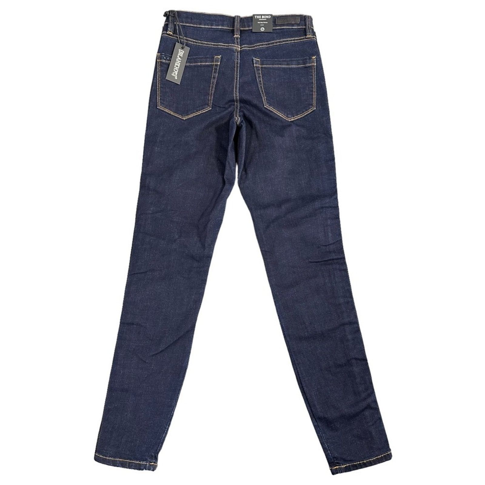 BLANKNYC BLANKNYC The Bond Metallic Glitter Mid Rise Skinny Jeans Size 27" / US 4 / IT 40 - 3 Thumbnail