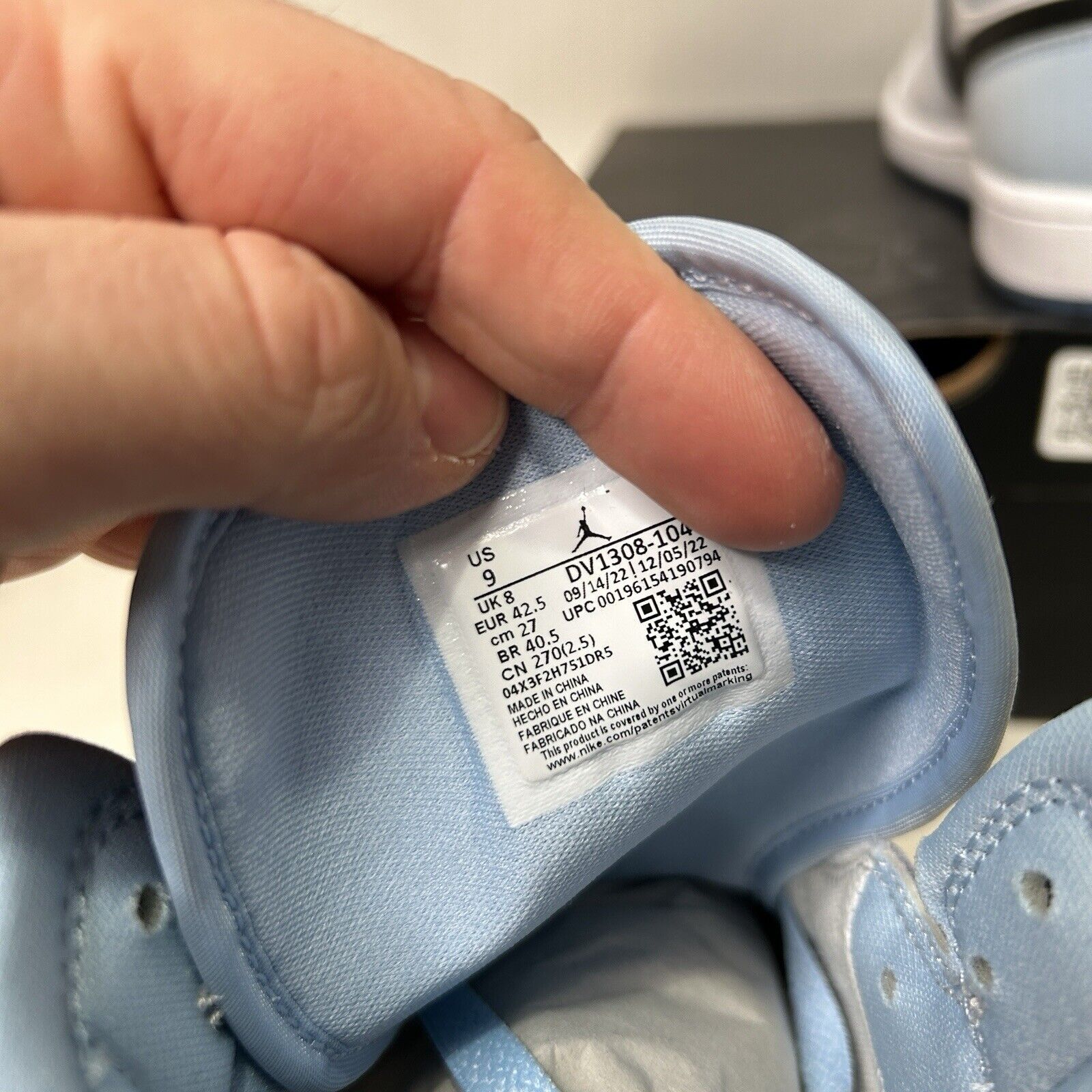Jordan Brand Nike Air Jordan 1 Mid SE “UNC/Ice Blue” 2024 Size US 9 / EU 42 - 5 Thumbnail