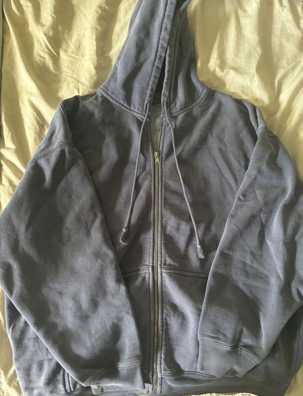 Brandy Melville Brandy Melville Navy Blue Oversized Christy Hoodie Size ONE SIZE - 2 Thumbnail