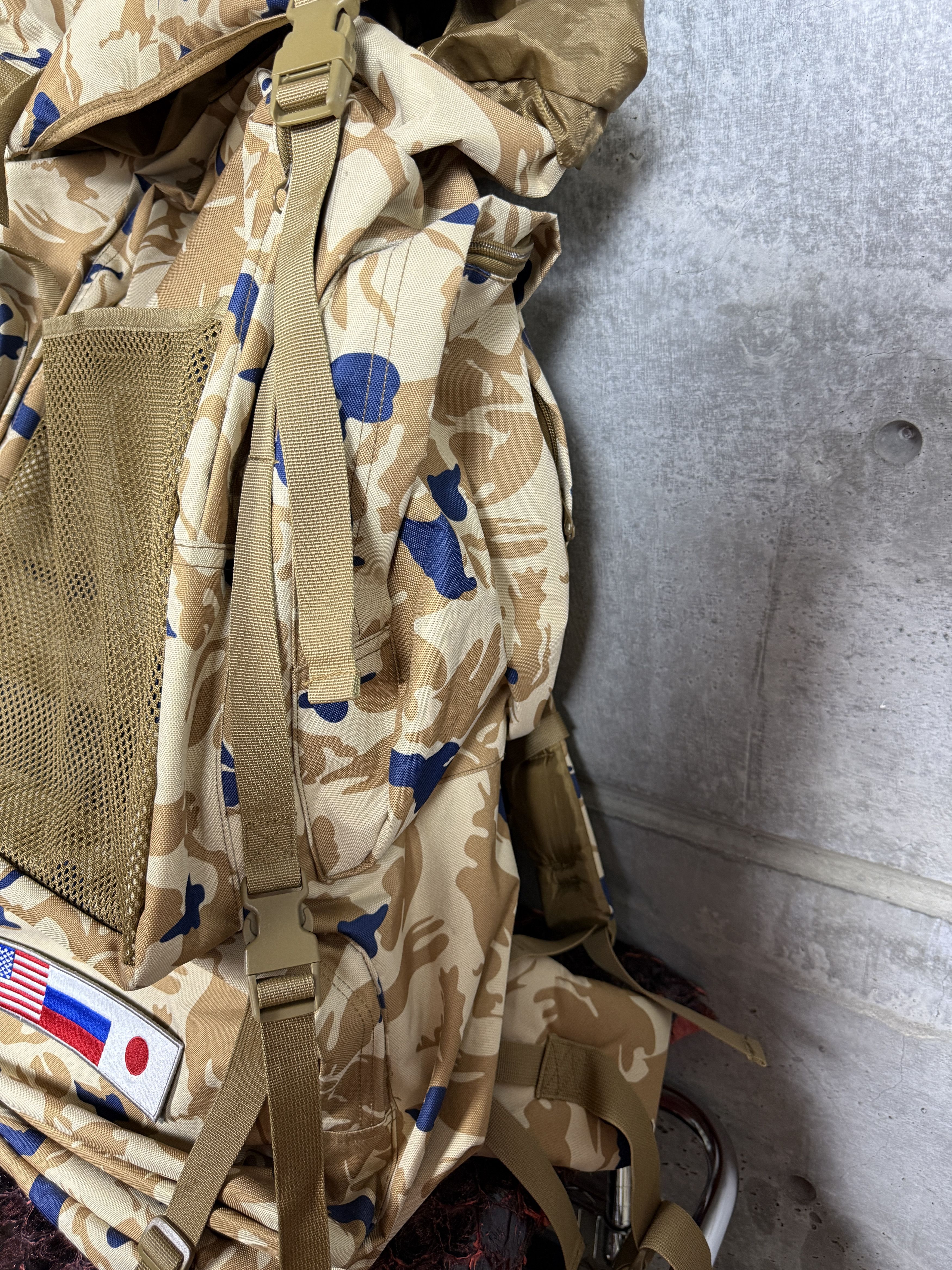 Gosha Rubchinskiy HUUGE Gosha Rubchinskiy Large Camo Backpack Size ONE SIZE - 5 Thumbnail