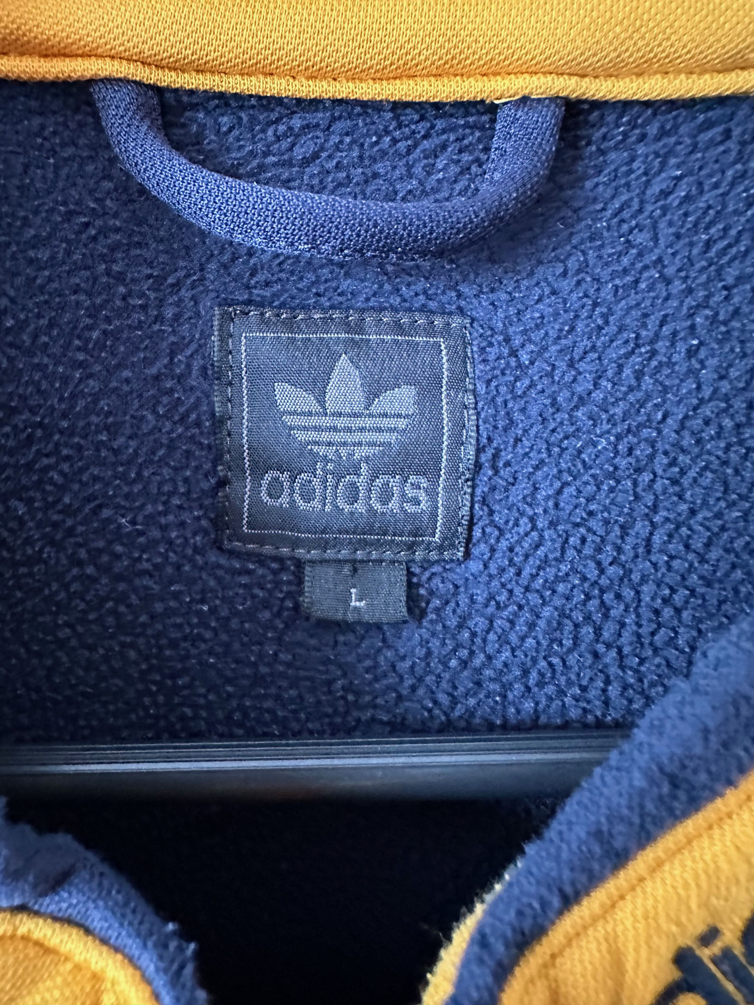 Adidas 00's Addias Seefeld Track top fleece lined light jacket Size US L / EU 52-54 / 3 - 4 Thumbnail