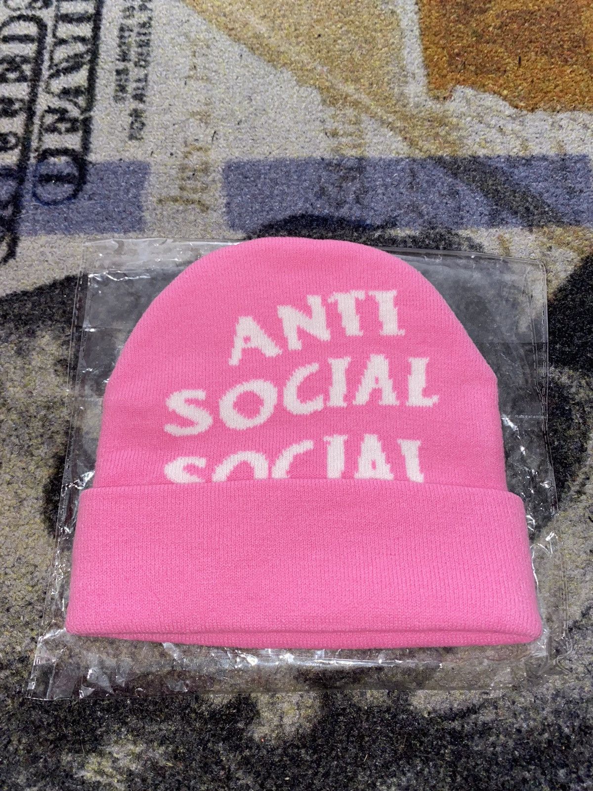 Anti Social Social Club Anti Social Social Club Logo Beanie Size ONE SIZE - 1 Thumbnail