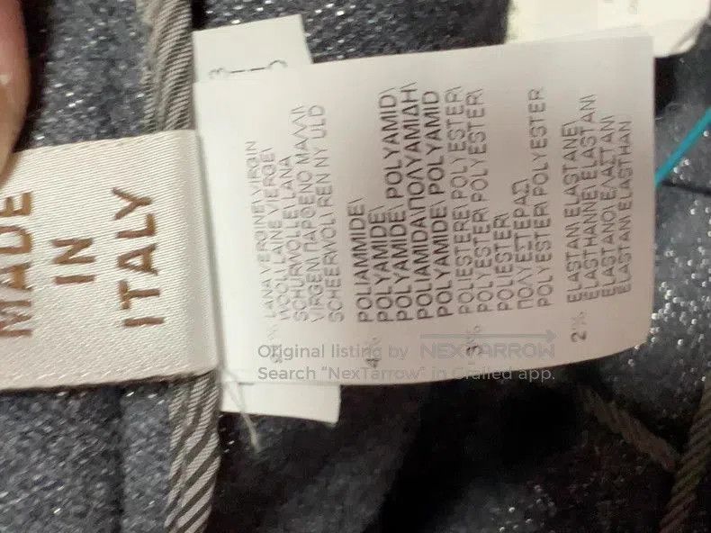 Brunello Cucinelli Brunello Cucinelli Wool Sparkle Pants. Size US 30 / EU 46 - 5 Thumbnail